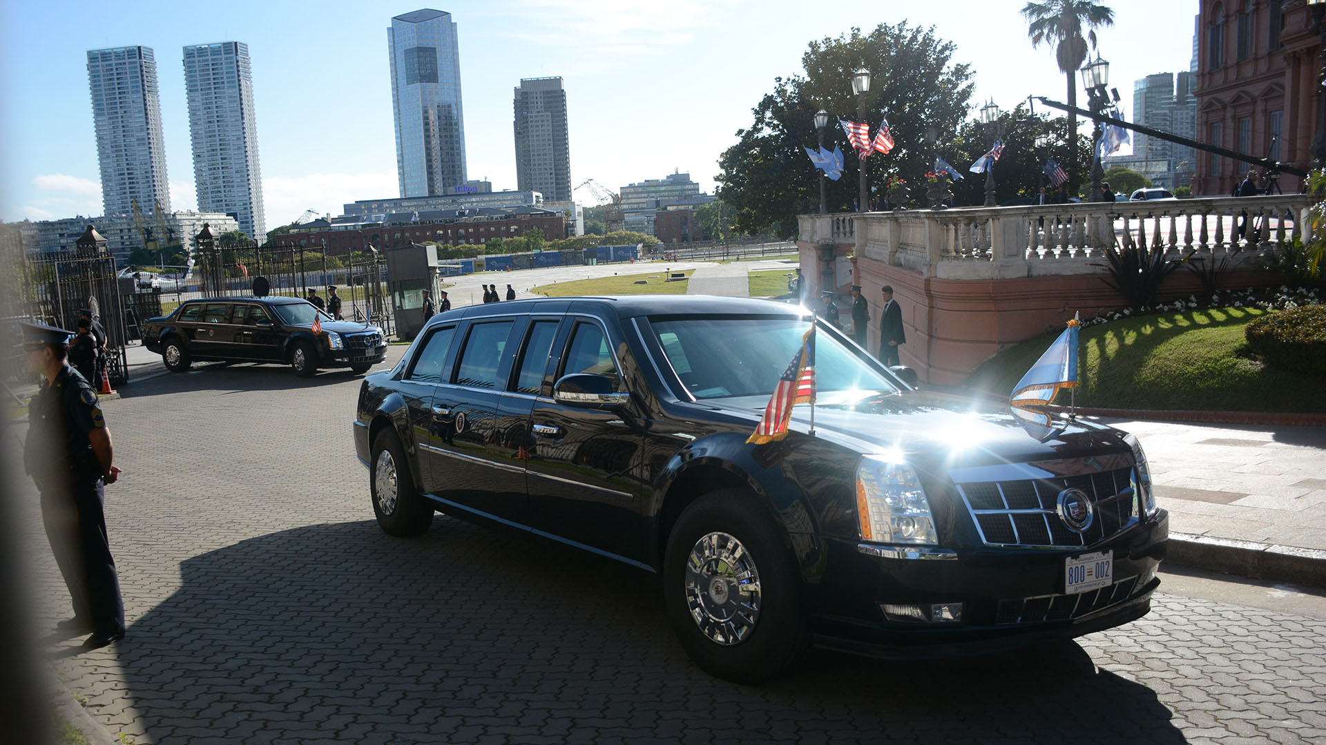 La Bestia, el auto que traslada al presidente norteamericano