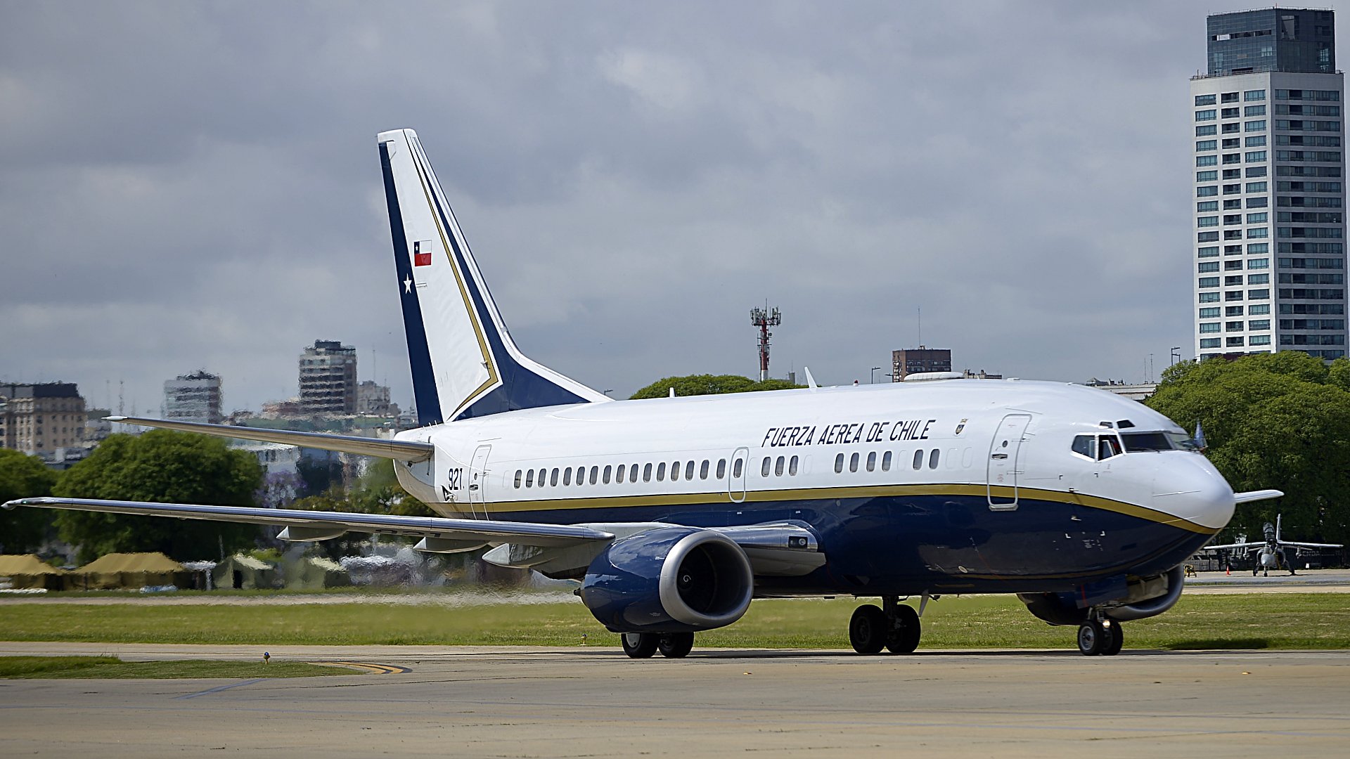 El avión de Chile