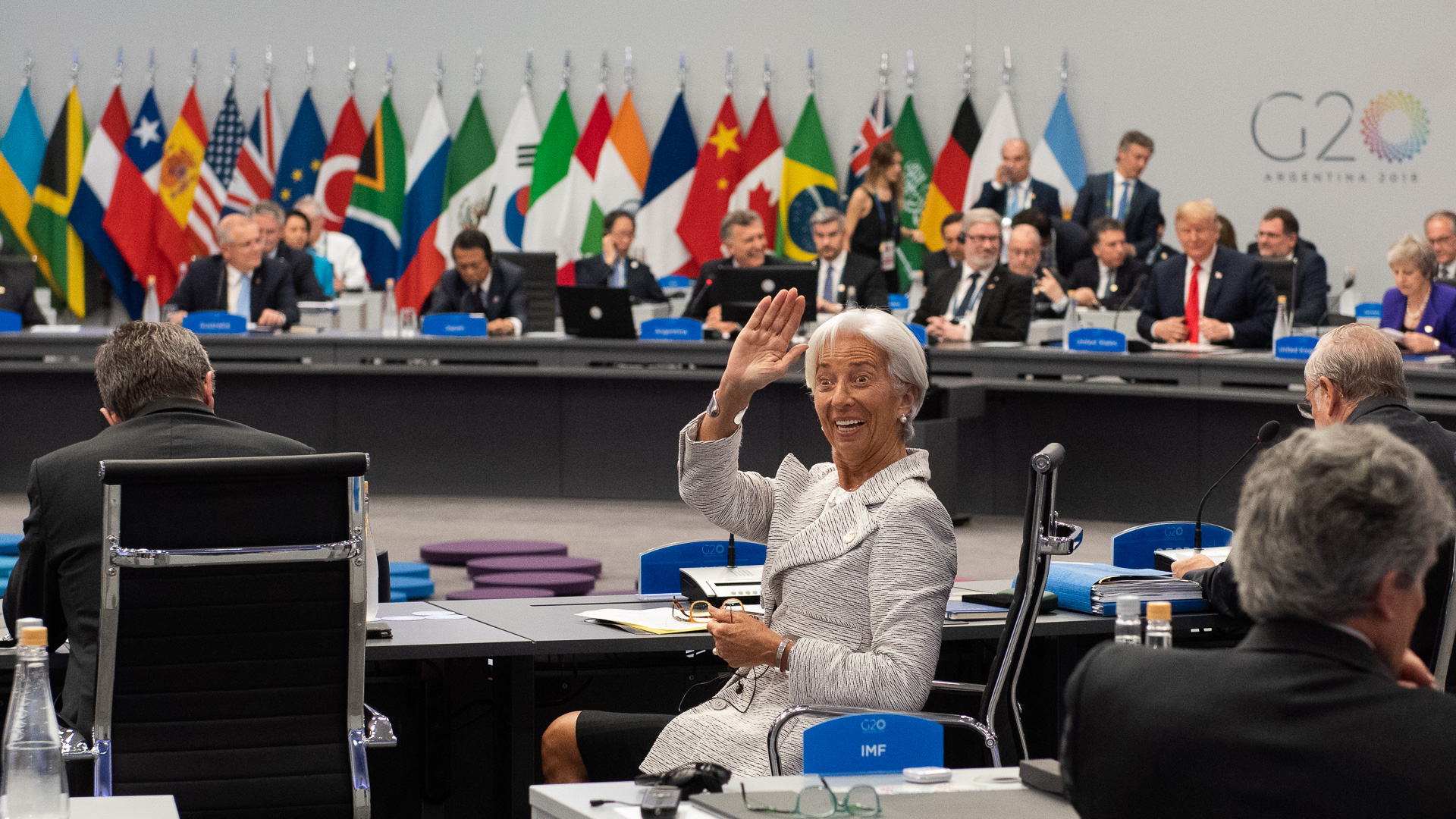 La titular del Fondo Monetario Internacional, Christine Lagarde