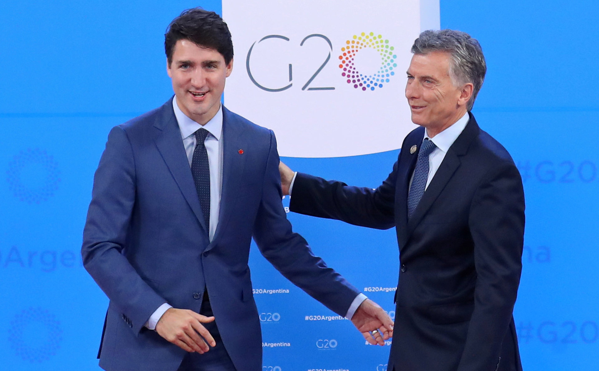Justin Trudeau y Macri