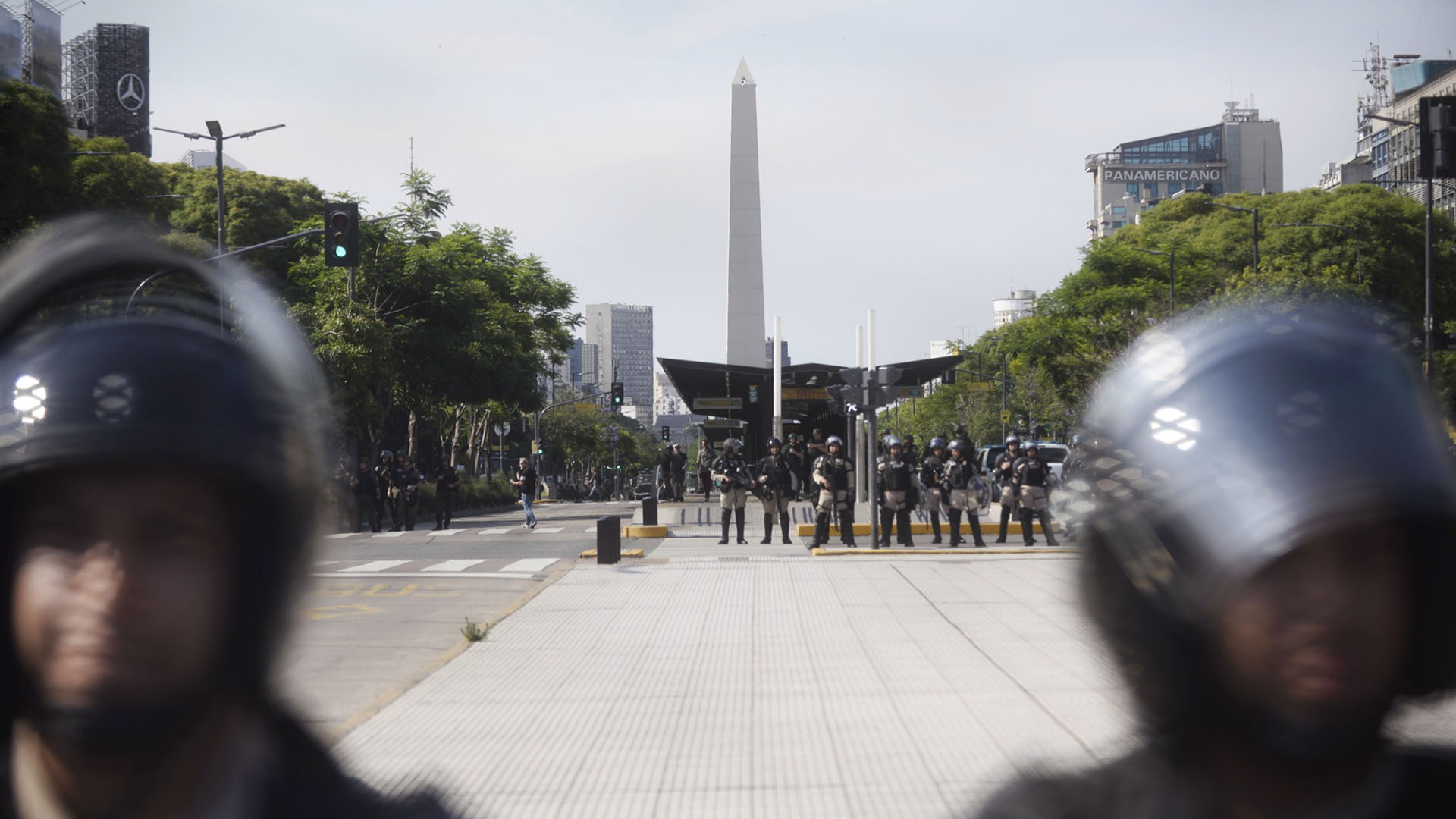 La Policía argentina custodió la marcha contra el G20 y aisló a los manifestantes