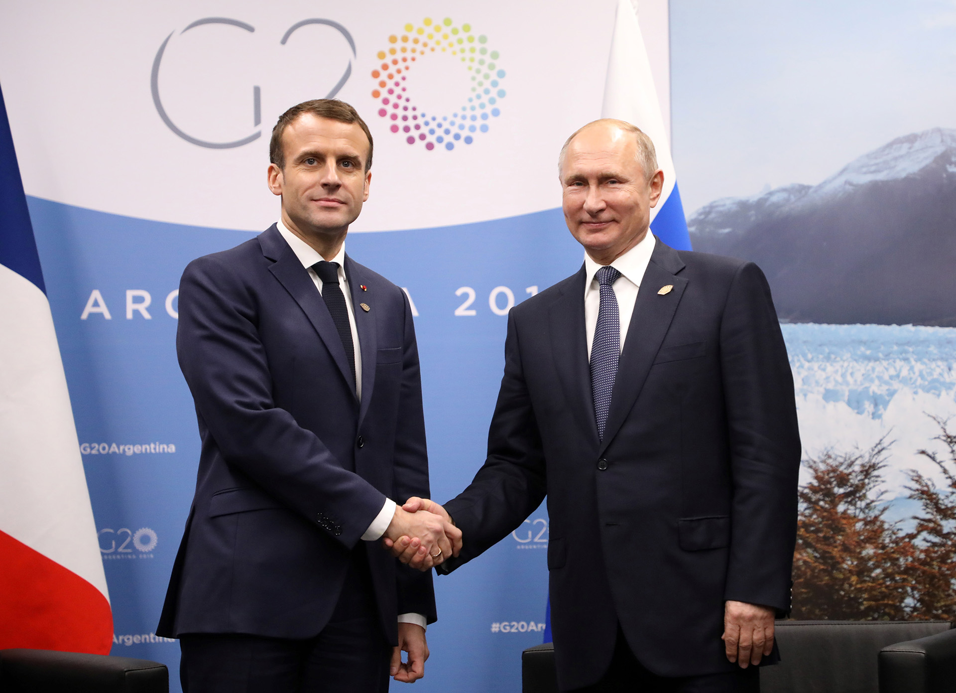 Macron y Putin