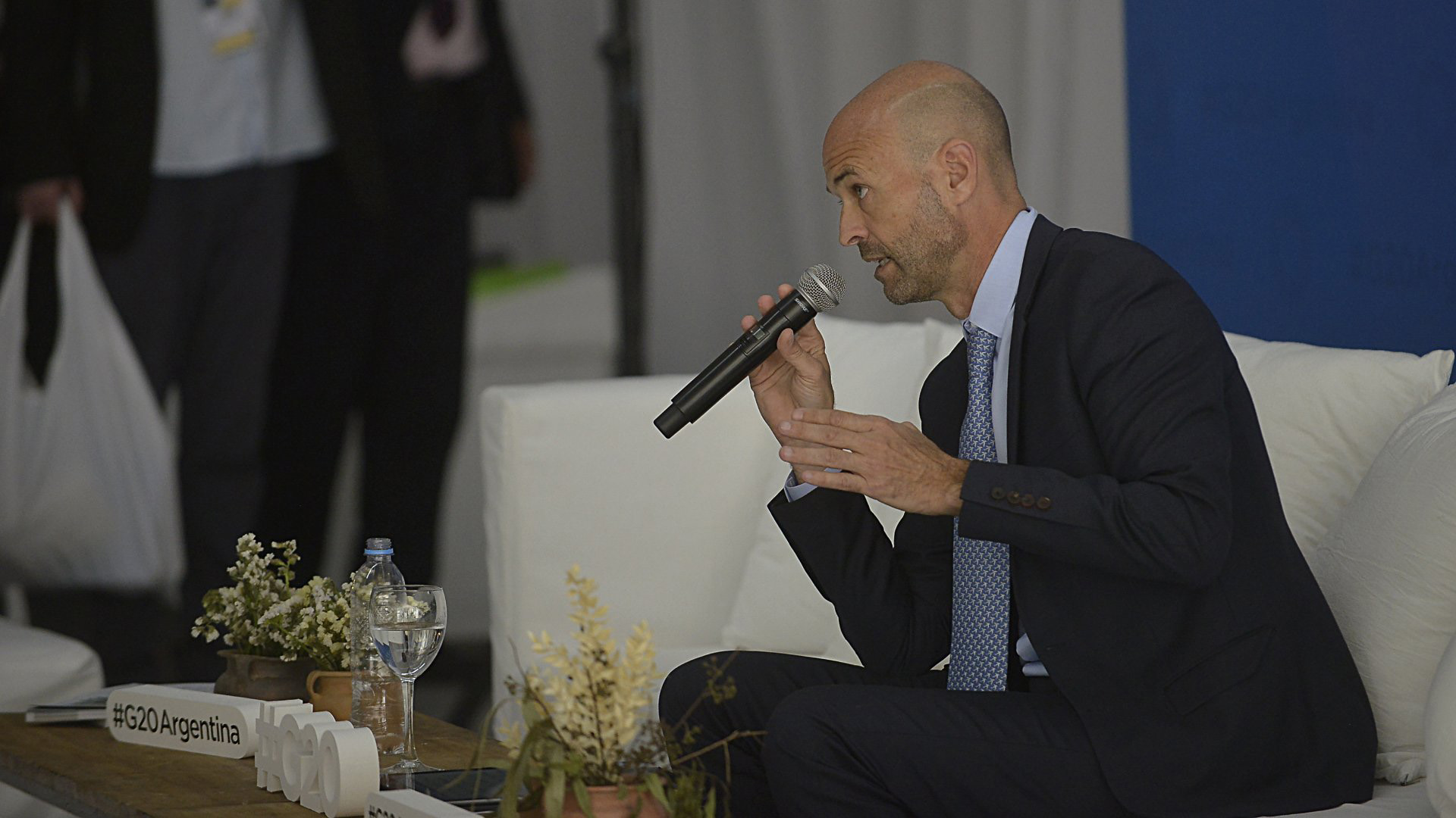 El ministro de Transporte, Guillermo Dietrich, estuvo presente en la cumbre