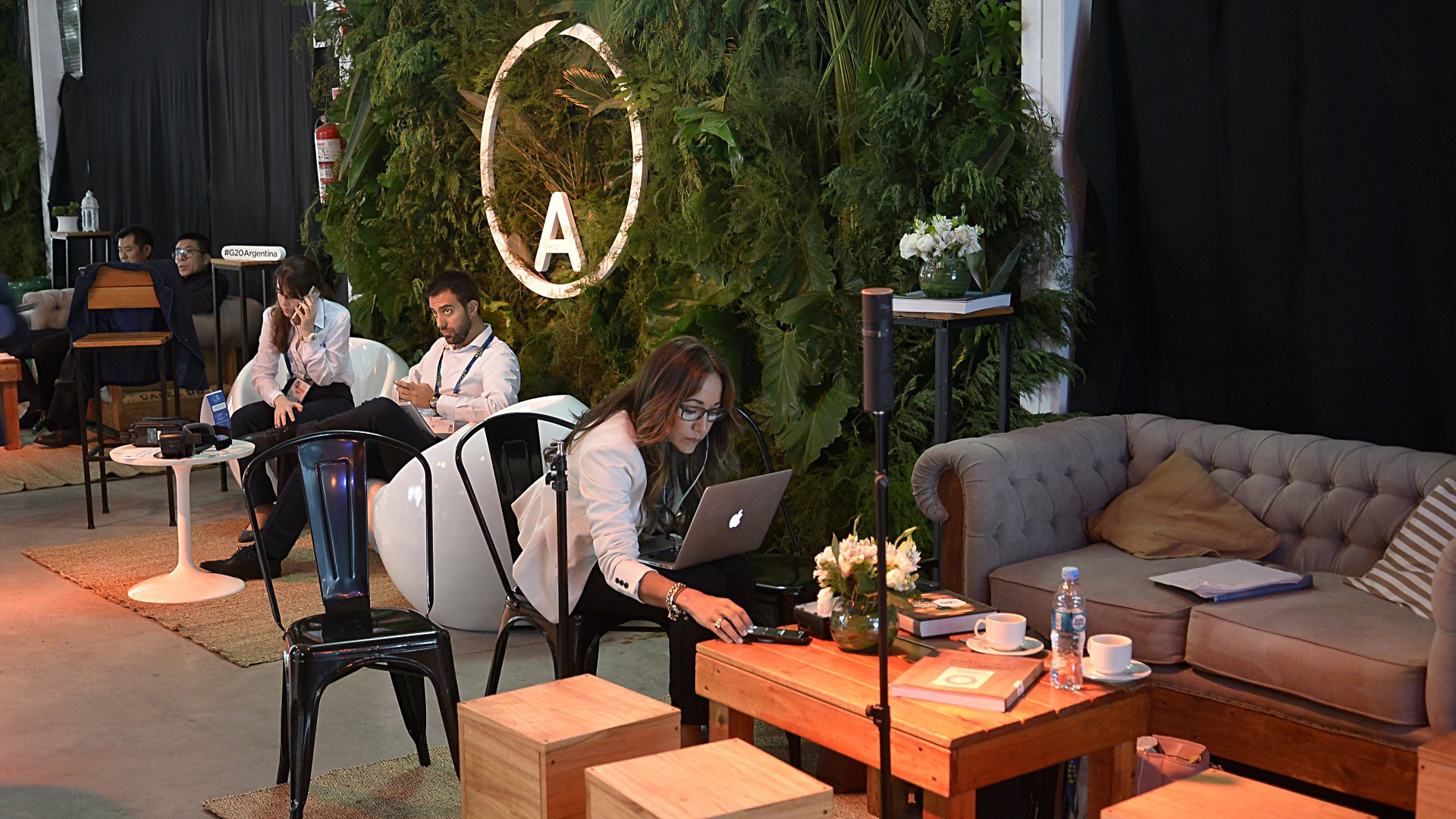 El predio cuenta con un espacio de relax o “lounge”, según los organizadores