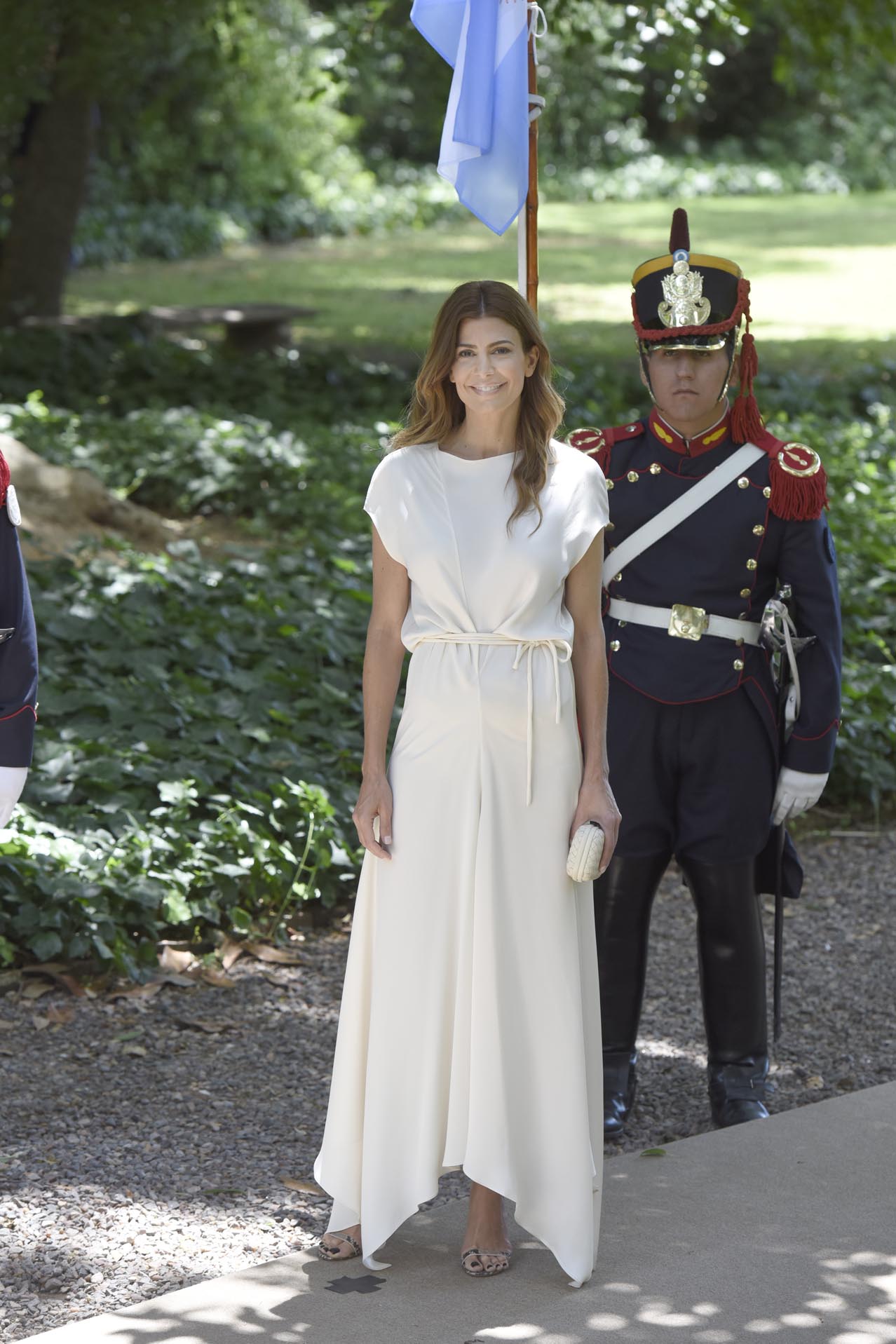 Juliana Awada en la Villa Ocampo en donde recibió a las primeras damas de la cumbre de G 20. Foto Matías Campaya/GENTE
