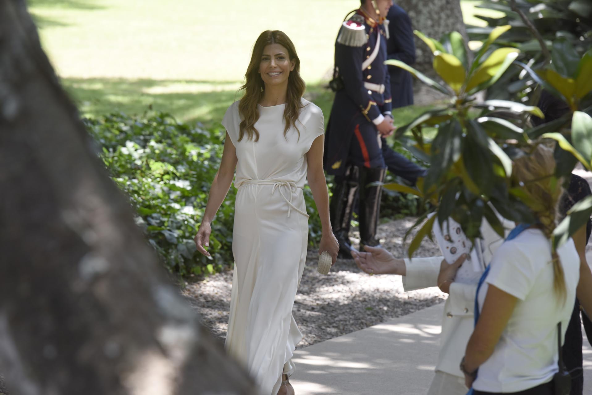 Juliana Awada en la Villa Ocampo en donde recibió a las primeras damas de la cumbre de G 20. Foto Matías Campaya/GENTE
