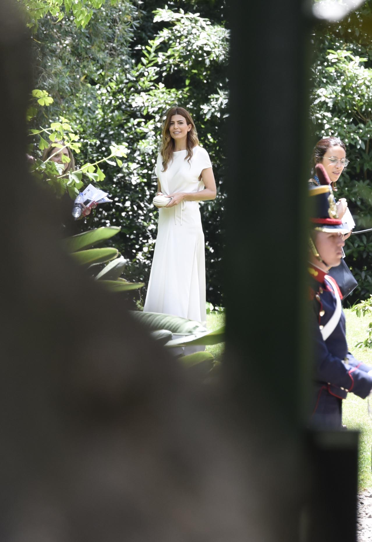 Juliana Awada en la Villa Ocampo en donde recibió a las primeras damas de la cumbre de G 20. Foto Matías Campaya/GENTE