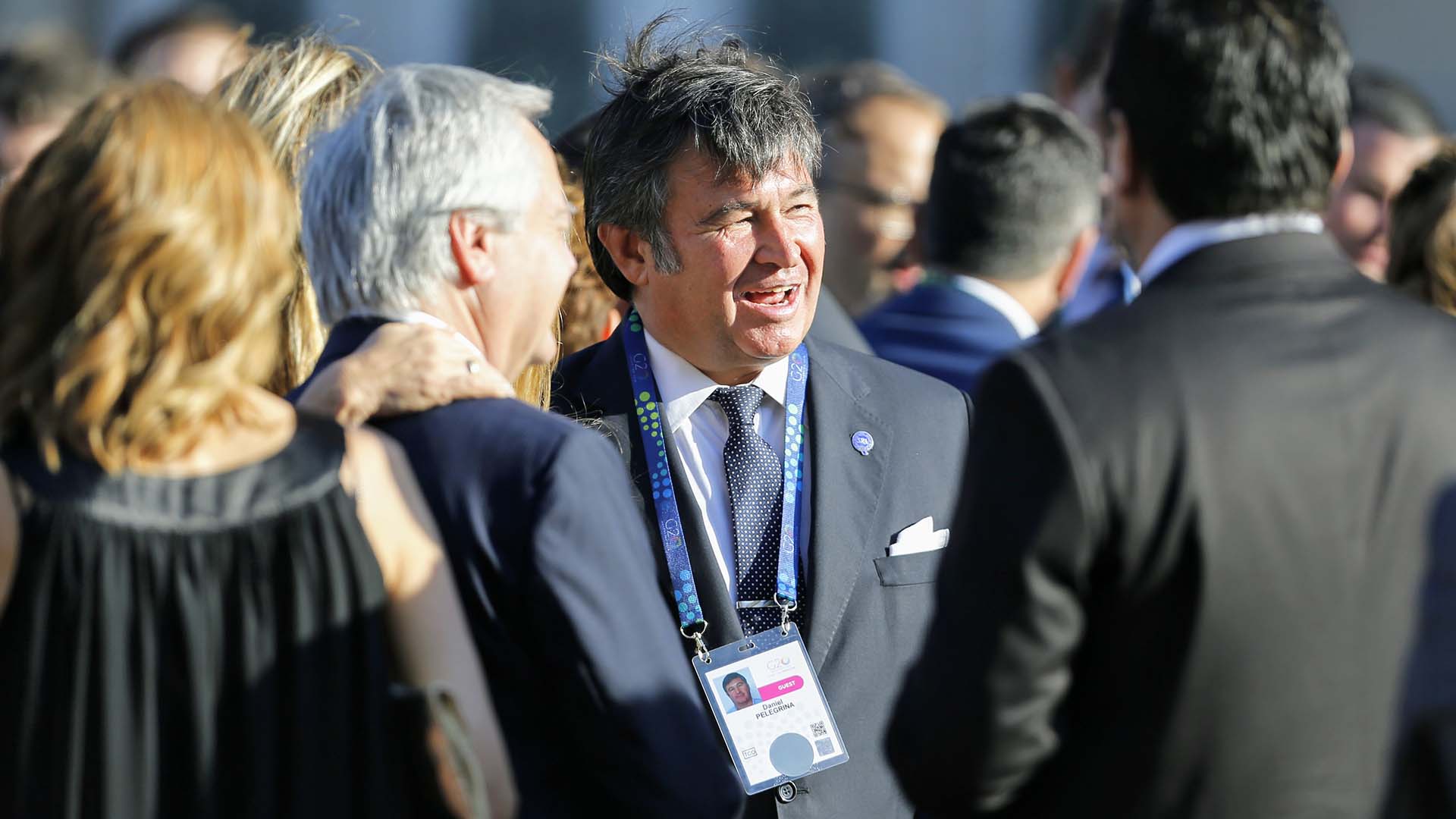 El presidente de la sociedad Rural Argentina, Daniel Pelegrina