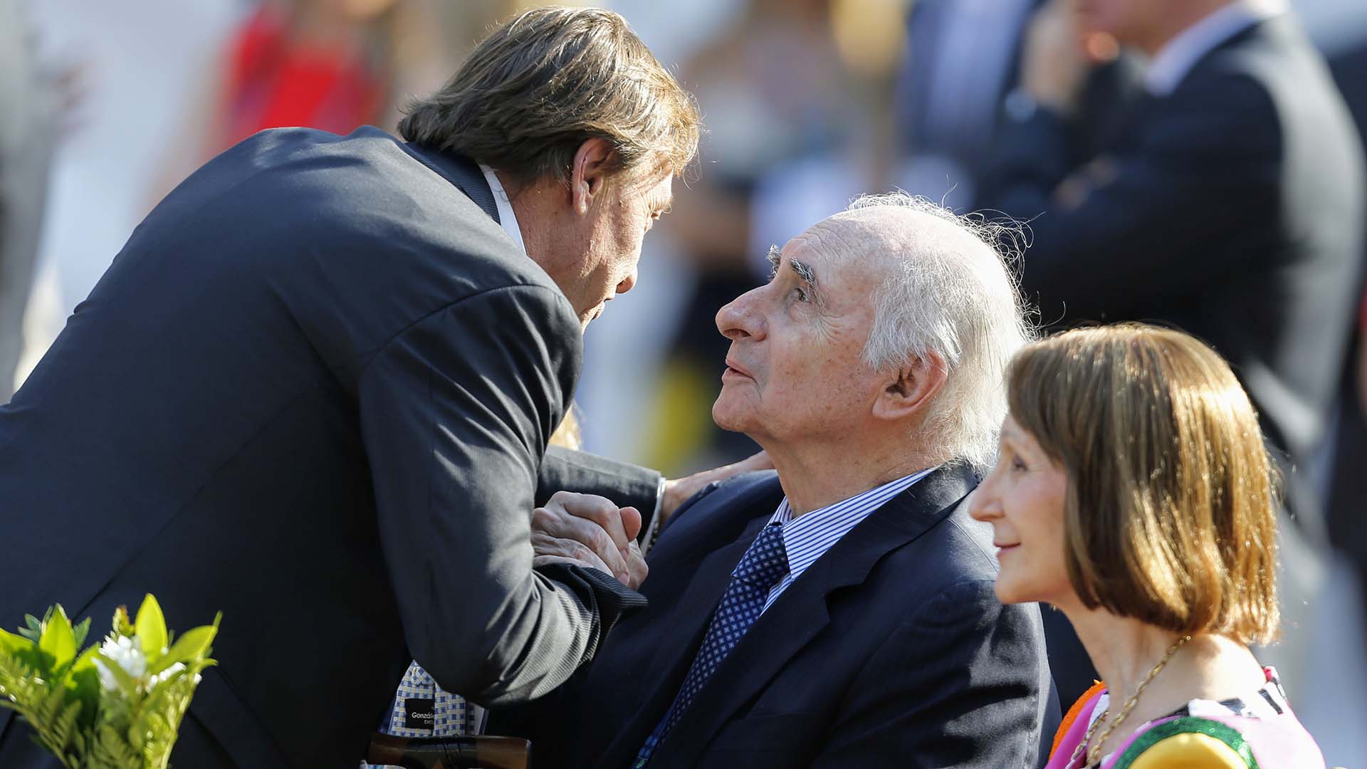 El ex presidente en uno de los actos oficiales que se realizaron en el marco del reciente G20. Participó, por ejemplo, en la gala del Teatro Colón