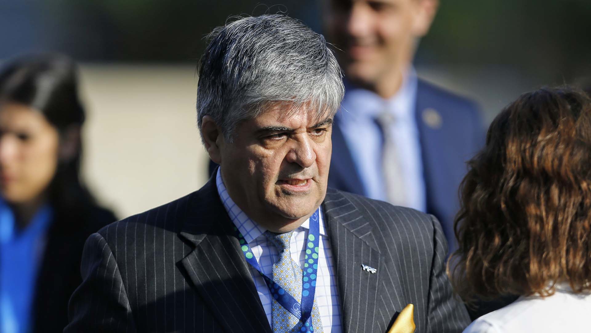 El presidente de YPF, Miguel Gutiérrez