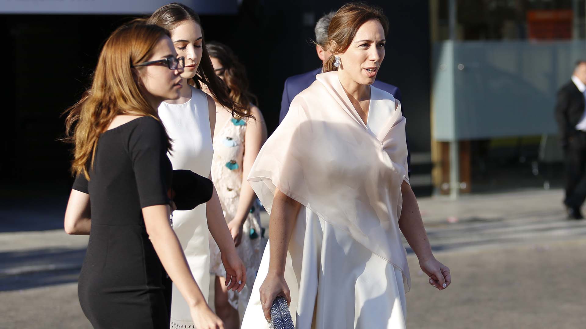 La gobernadora María Eugenia Vidal participó de la gala en el Teatro Colón