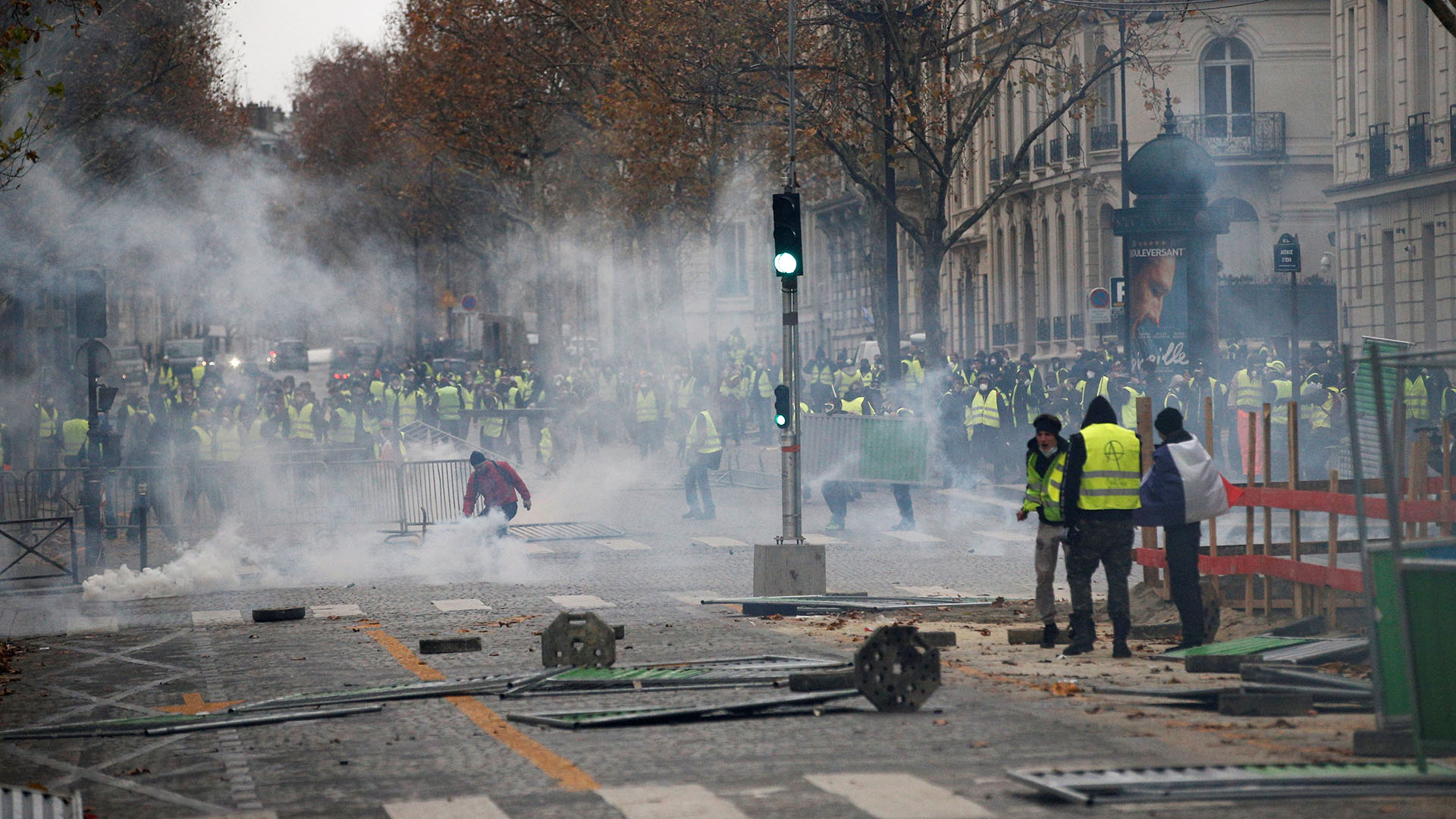 Hubo serios incidentes este sábado (REUTERS/Stephane Mahe)