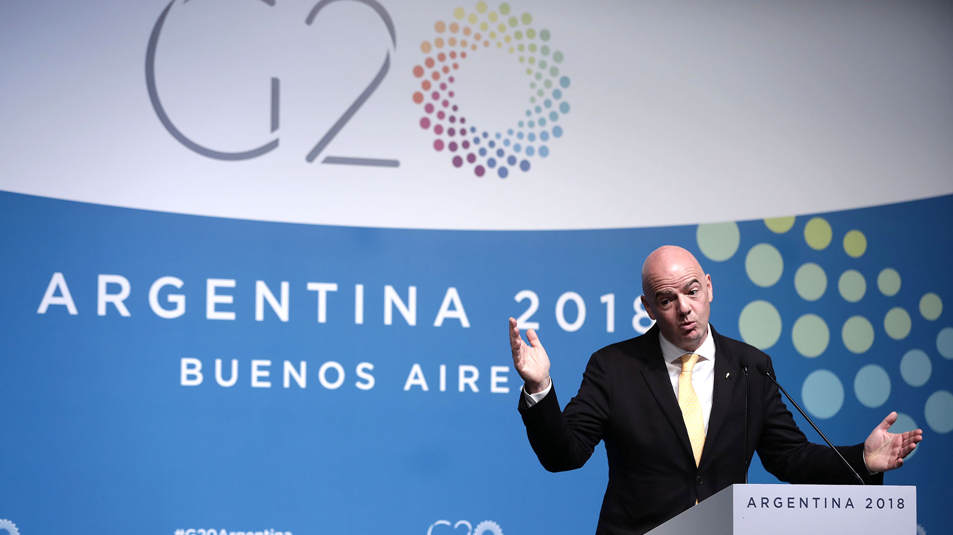 El presidente de la FIFA Gianni Infantino