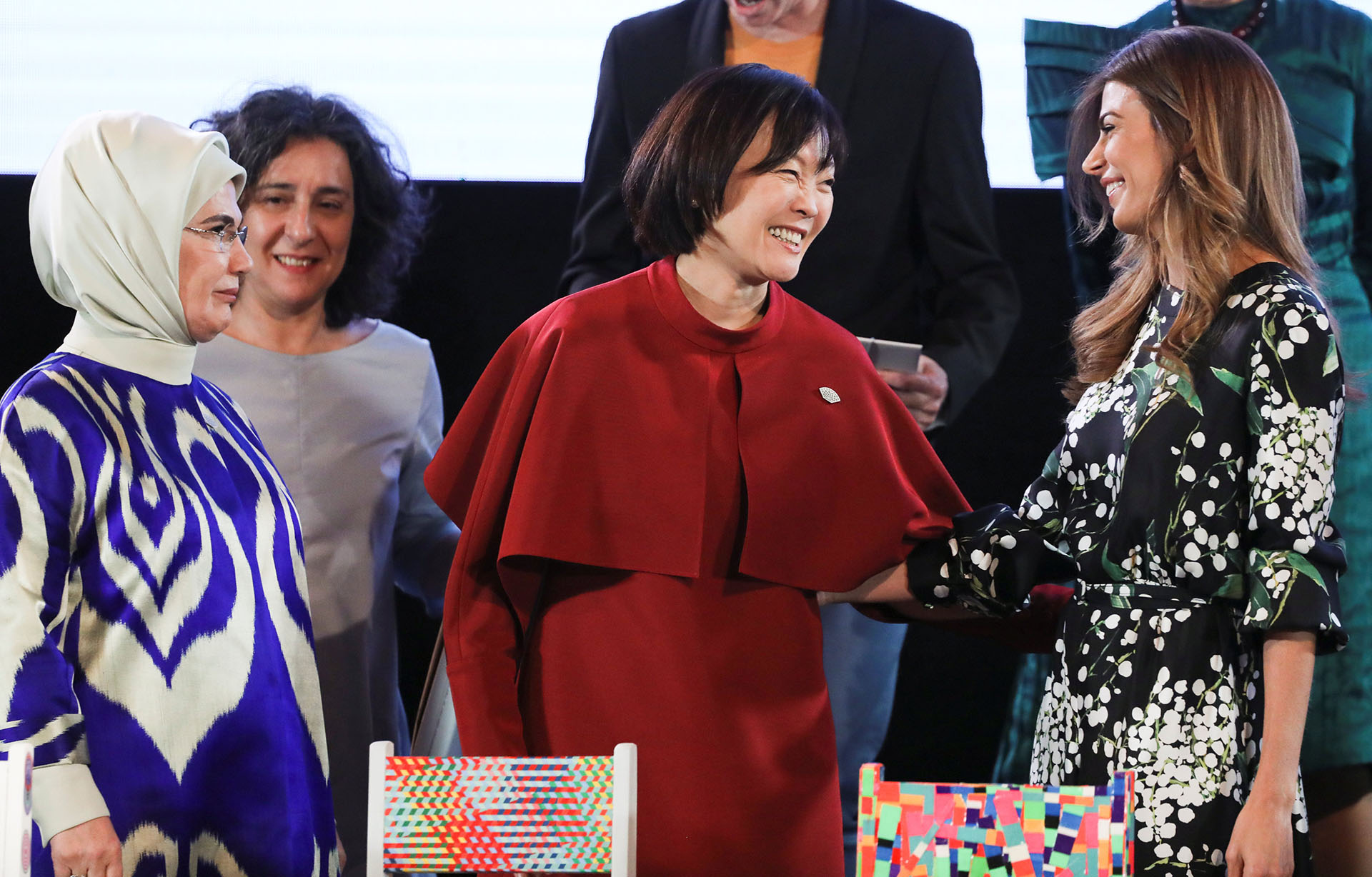 Turquía, Japón y Argentina, las tres mujeres líderes pasaron dos días inolvidables en Buenos Aires. Awada supo reunir al grupo con amenidad y estilo