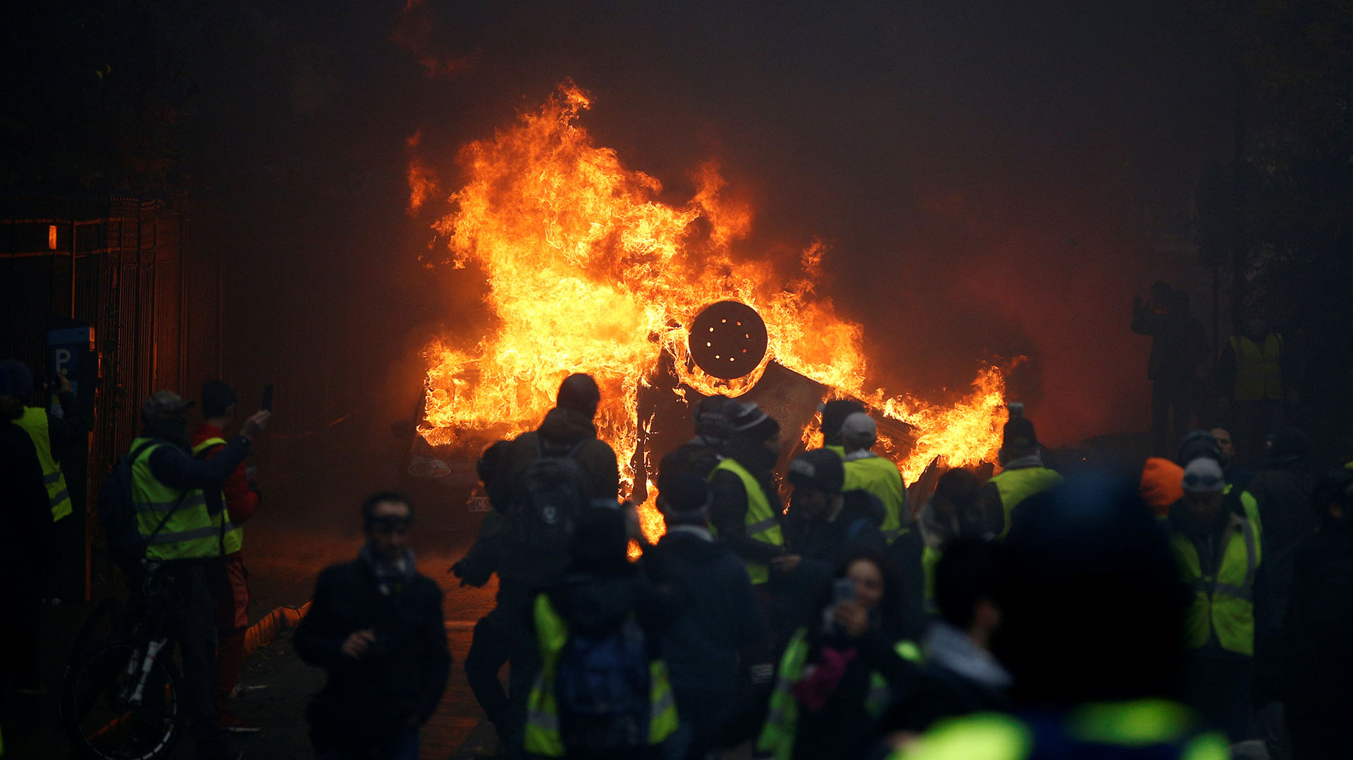 Las protestas de “Los Chalecos Amarillos” en París