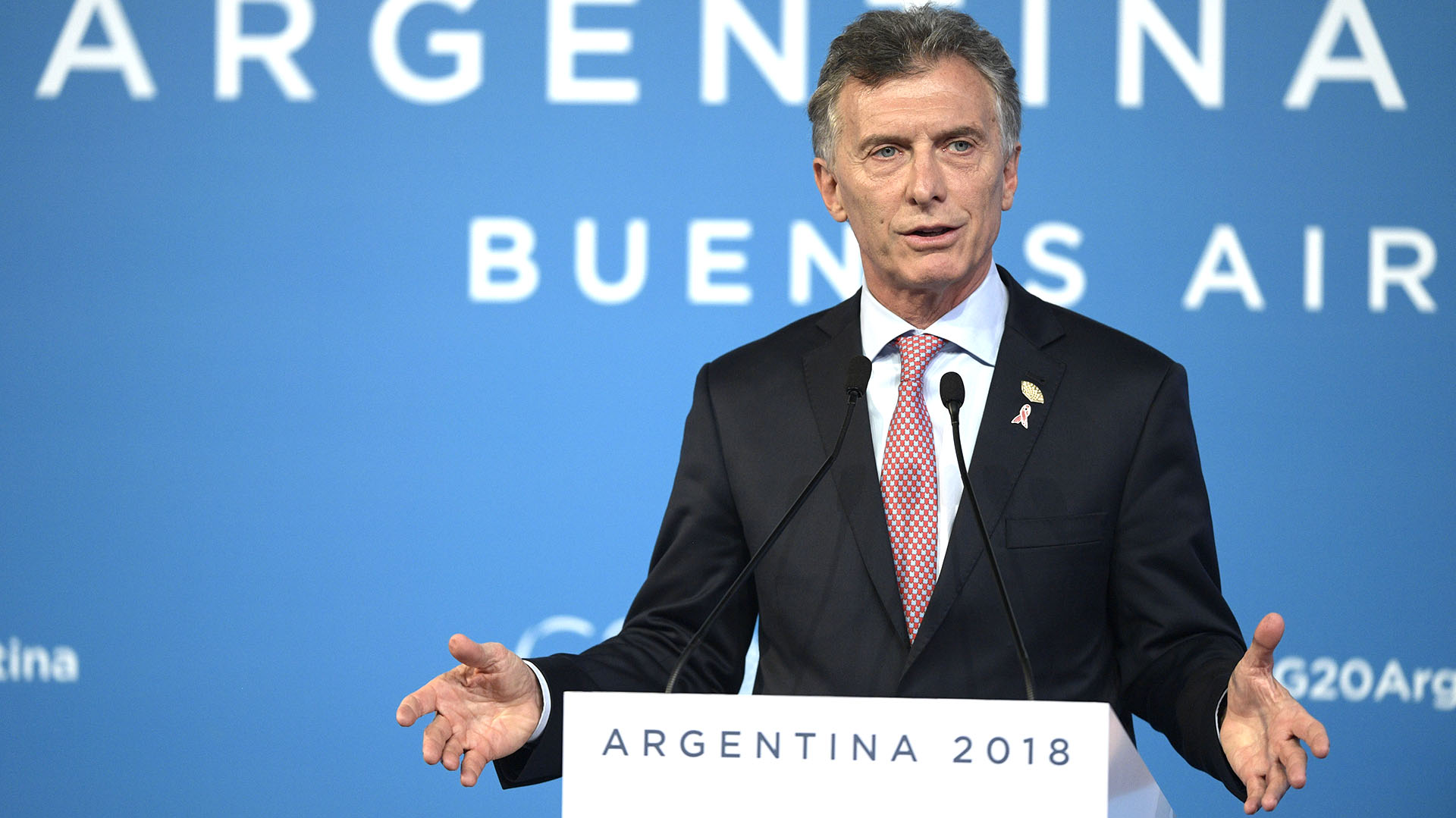 El presidente Mauricio Macri (foto de Juan Mabromata / AFP)