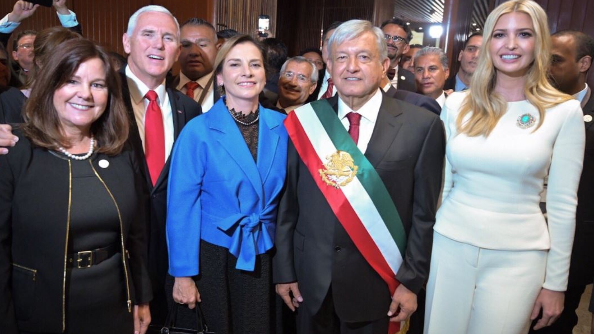 Ivanka Trump asistió a la toma de posesión de López Obrador (Foto: @IvankaTrump)