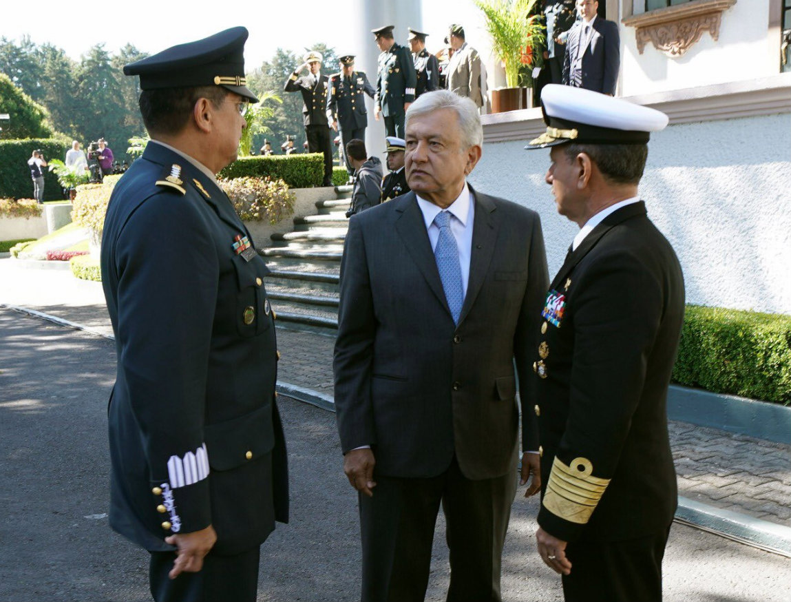 Militares y marinos son de nuevo el puntal de la estrategia de seguridad (Foto: @GobiernoMX)