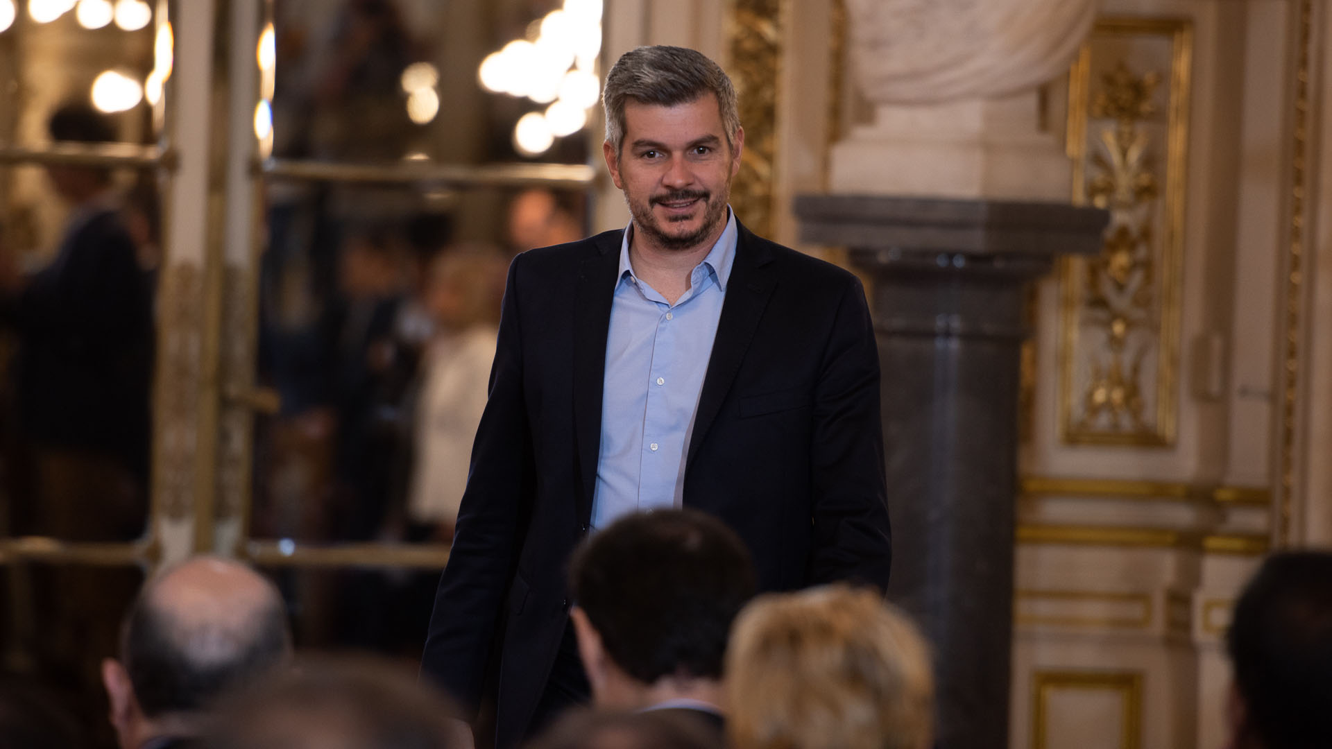 Marcos Peña, este lunes en Casa de Gobierno (Adrian Escandar)