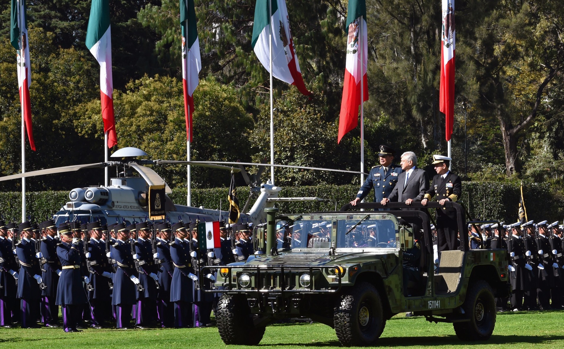 El gobierno de López Obrador ya desplegó casi 36.000 efectivos militares, de la Marina y la Policía Federal en el país (Foto: AFP)