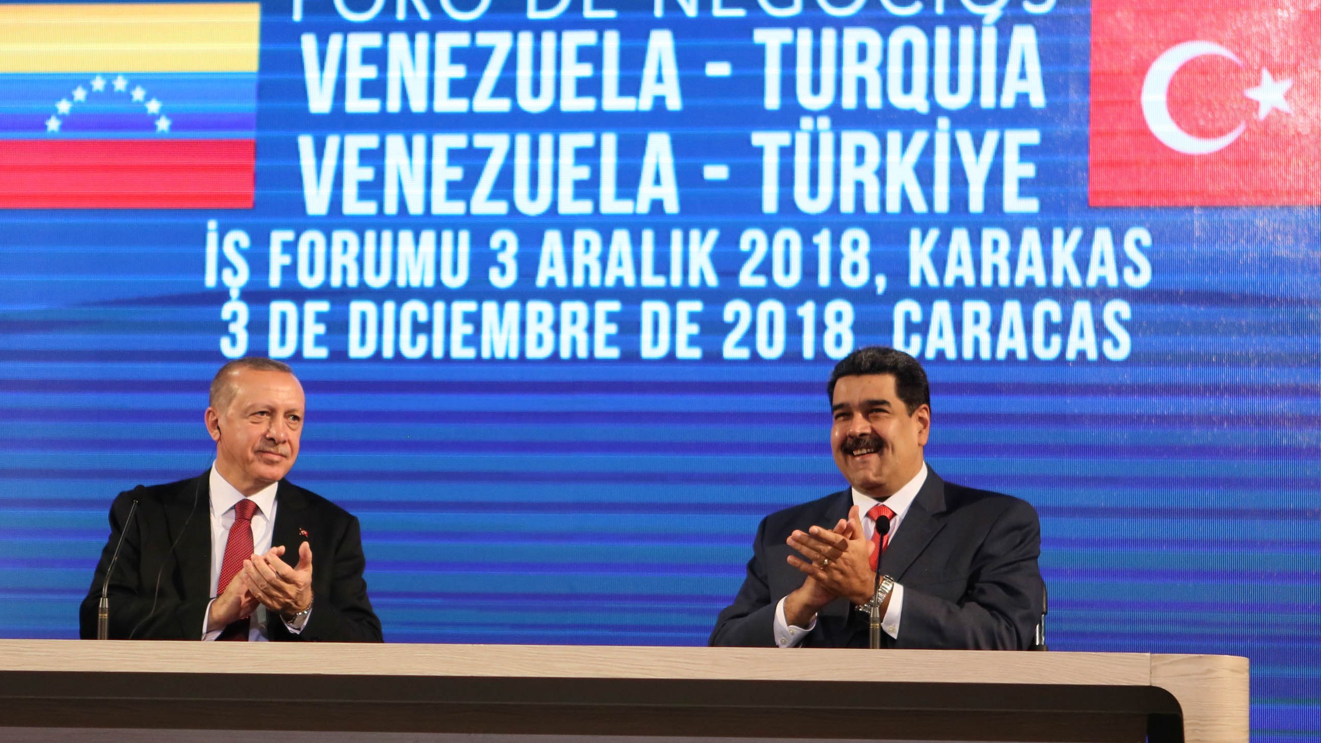 Erdogan y Maduro (AFP)
