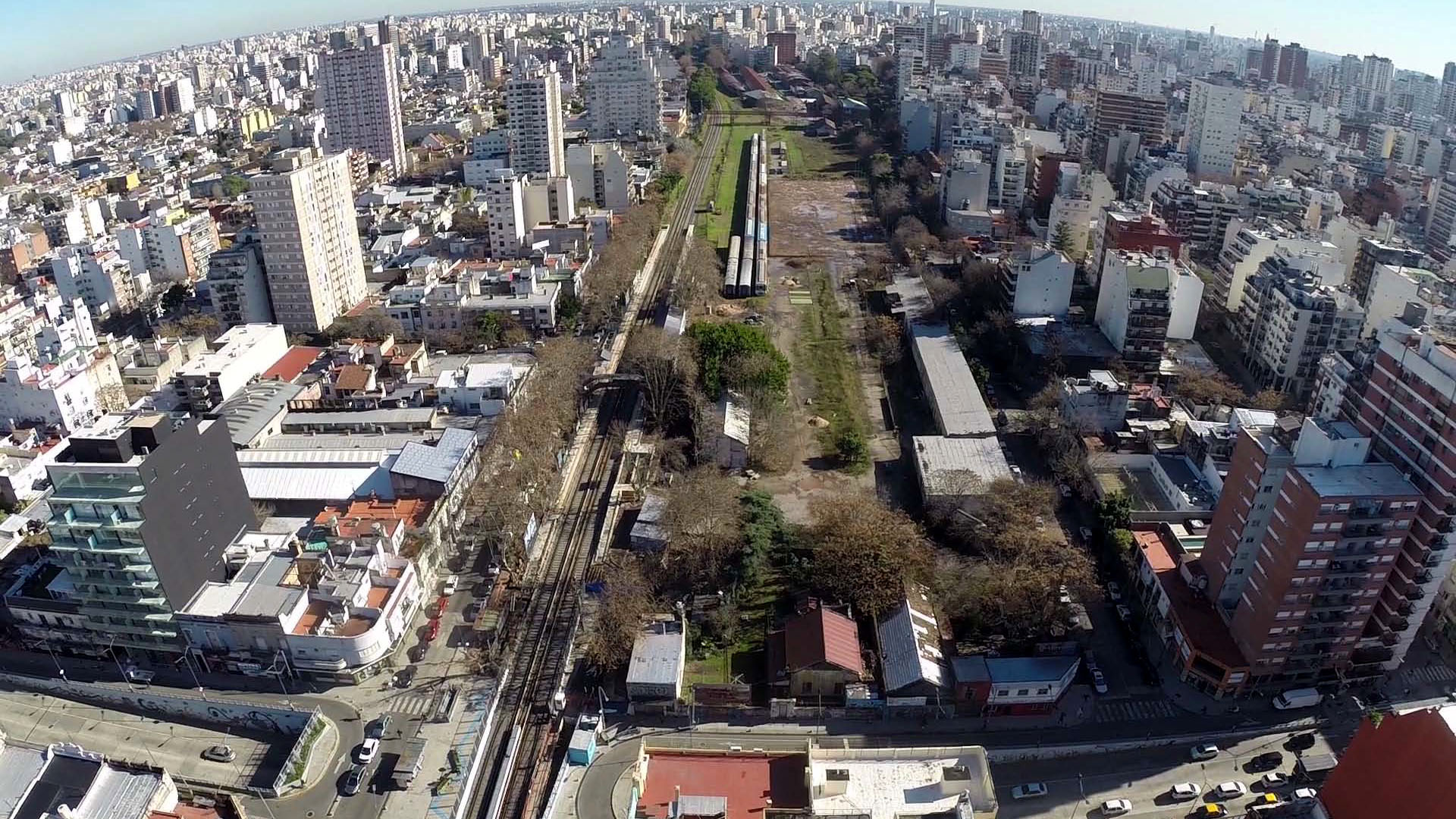 Vista actual del predio que será subastado en etapas