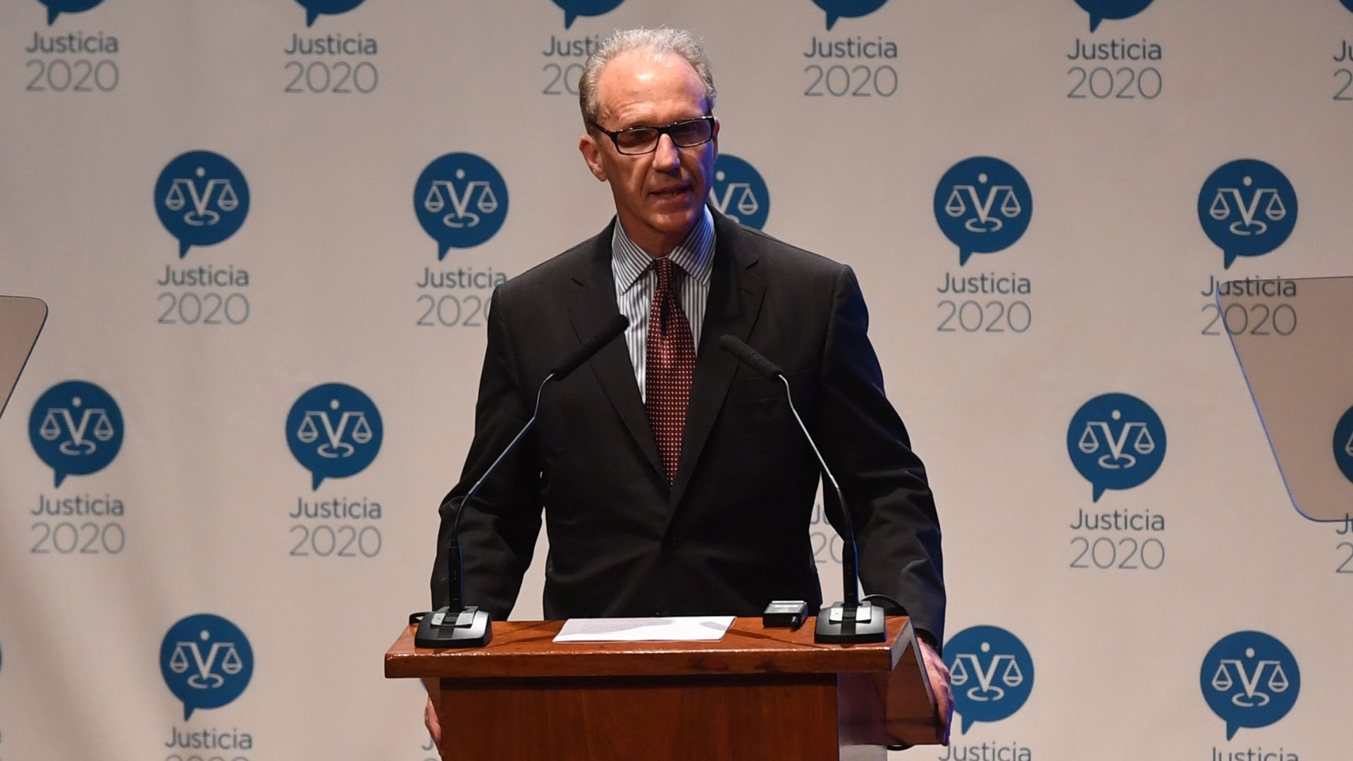 El presidente de la Corte Suprema de Justicia Carlos Rosenkrantz fue uno de los oradores