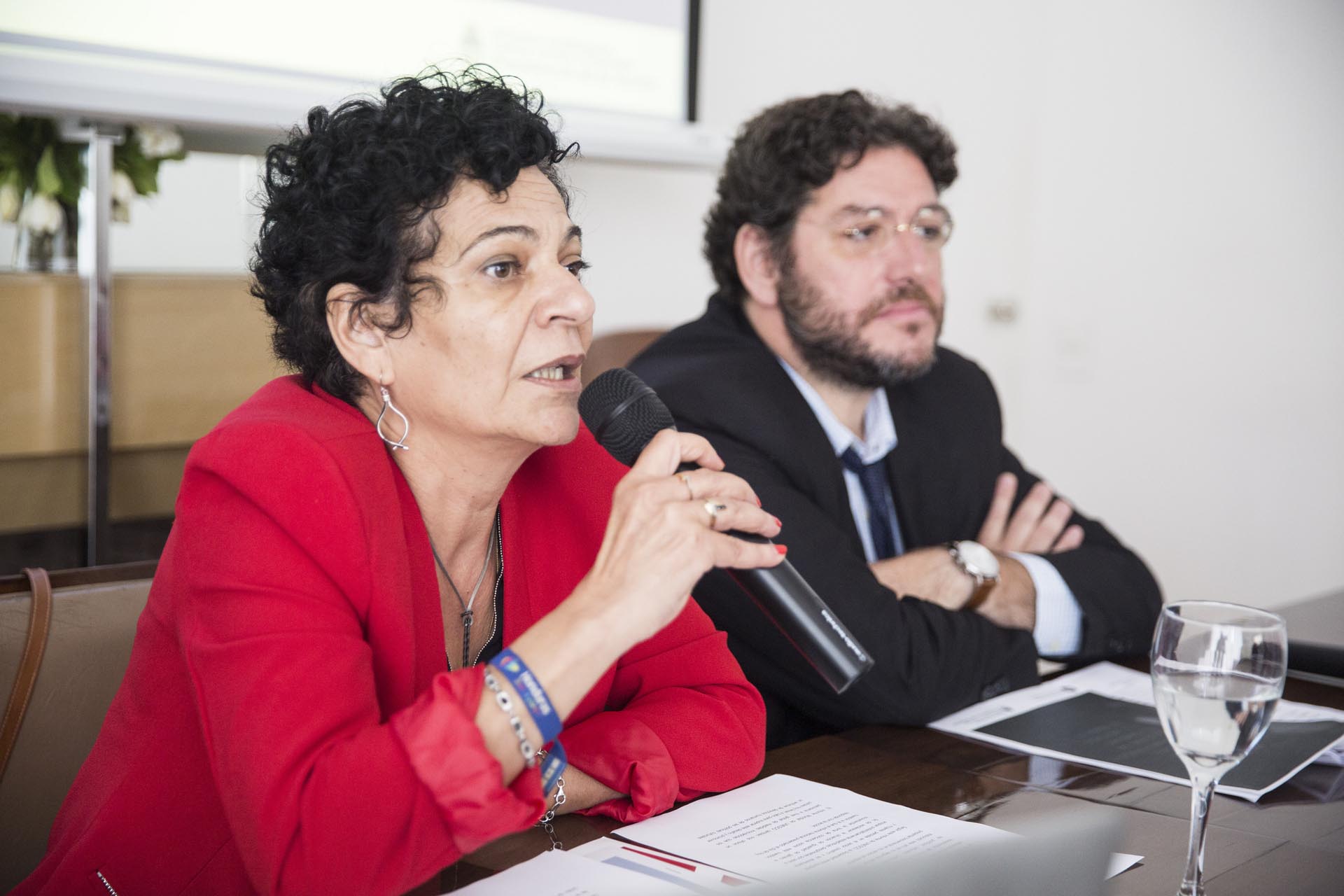 Lidia Brito, directora de UNESCo en Argentina, y Pablo Avelluto, Secretario de Cultura de la Nación