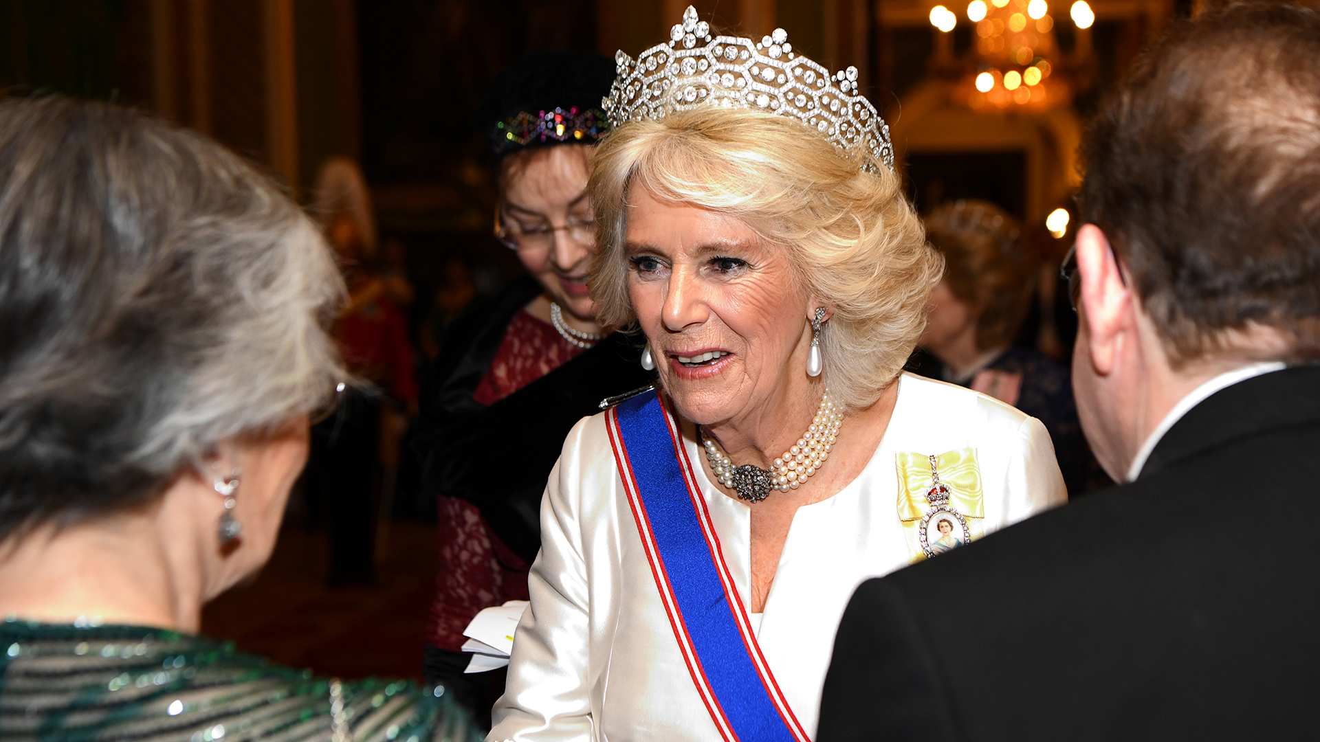 Camila, duquesa de Cornwall, estuvo entre los invitados de la familia real