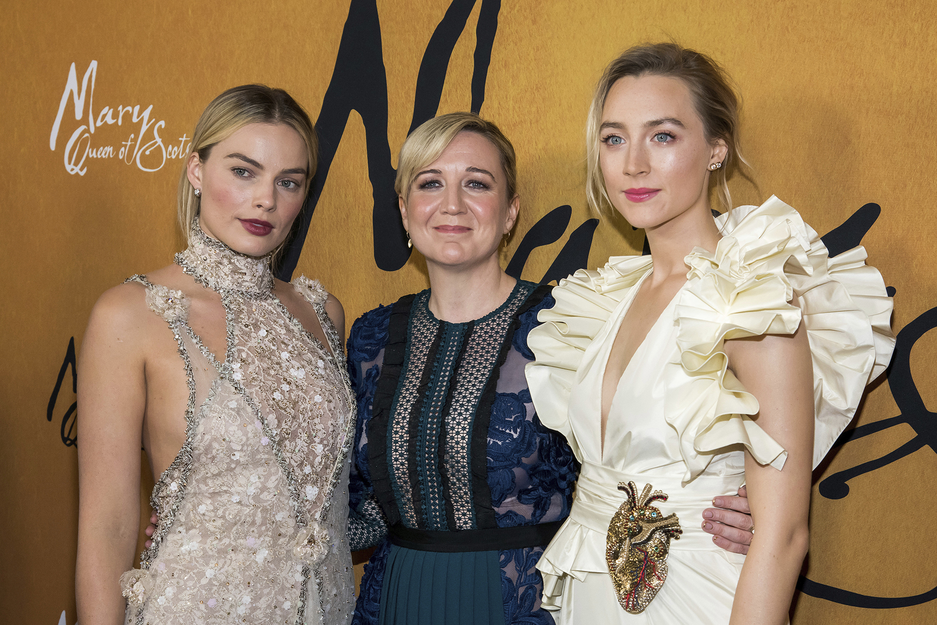 Margot Robbie, Josie Rourke y Saoirse Ronan