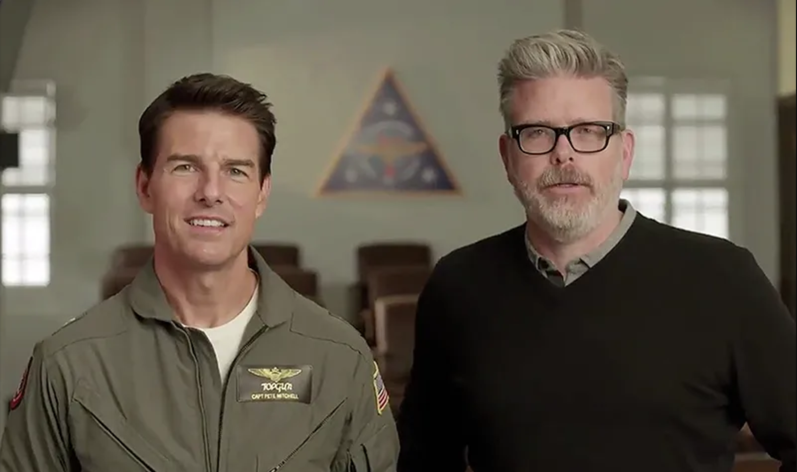 Tom Cruise y Christopher McQuarrie (Twitter Tom Cruise)