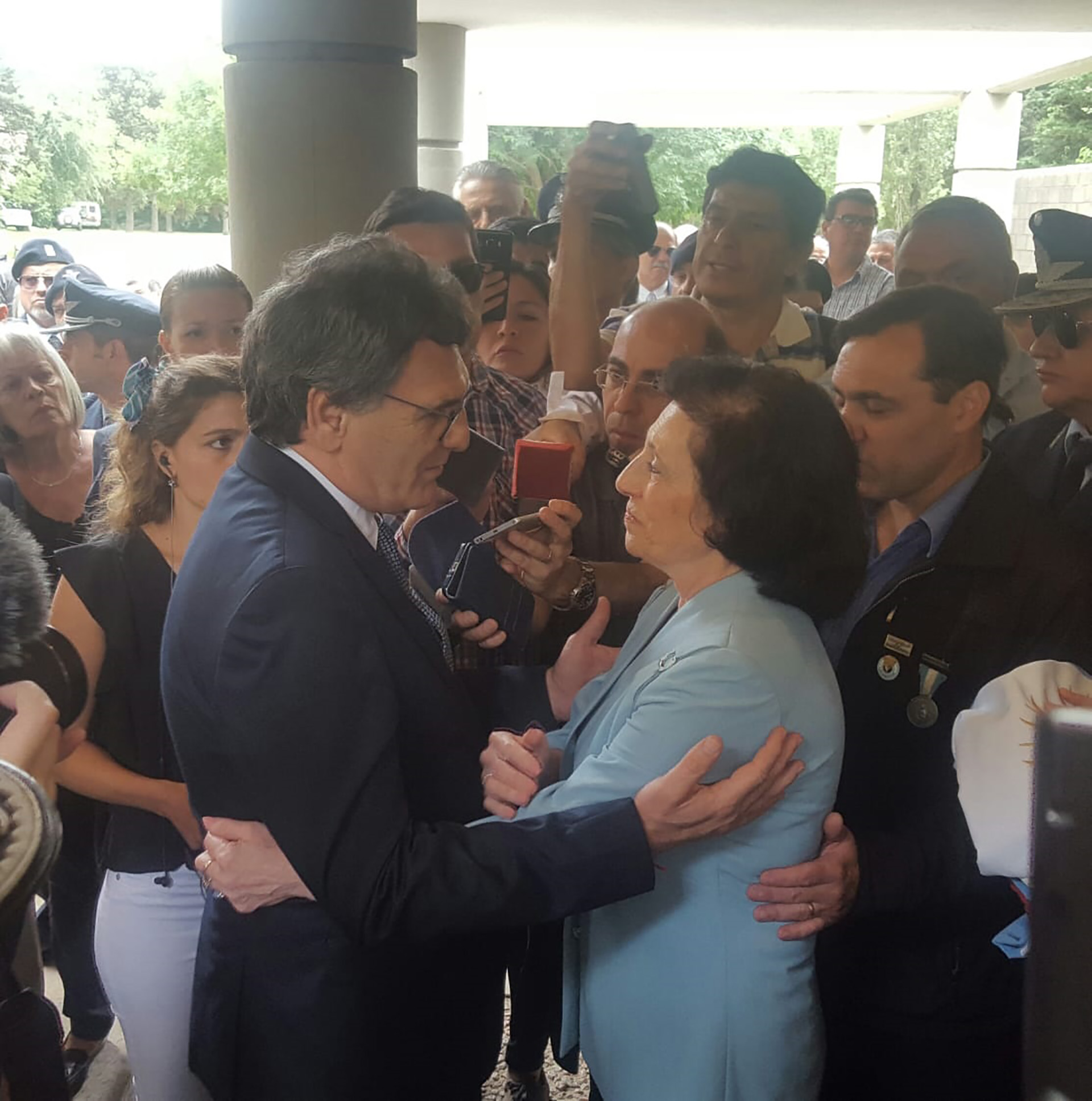 Claudio Avruj durante la ceremonia que tuvo lugar en Río Cuarto hoy