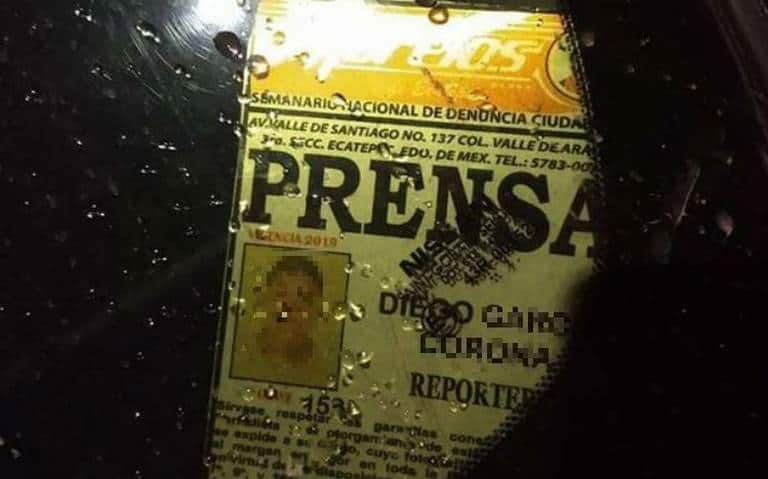 Una credencial ayudó a identificar al reportero (Foto: Especial)