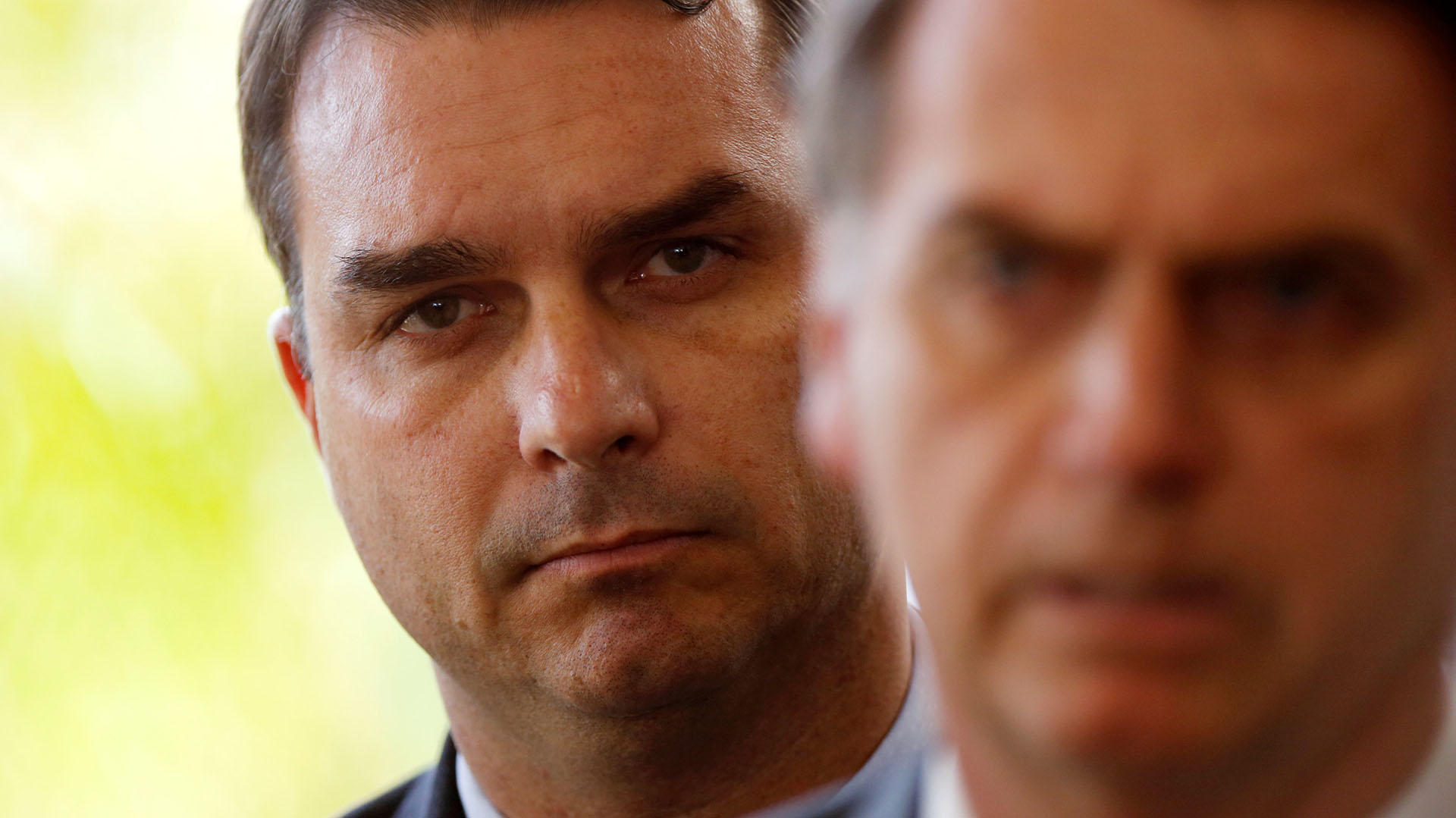 Flavio Bolsonaro, en el centro dele scándalo (Reuters)