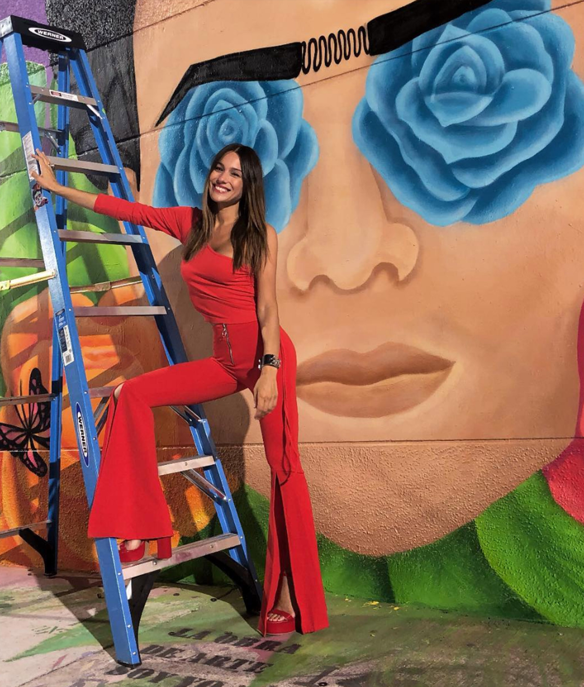 Pampita posa para una nueva campaña gráfica en Miami