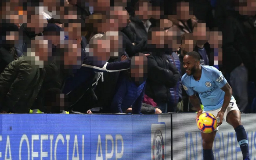 Momento en el que Raheem Sterling fue víctimas de insultos racistas. (Foto: Transmisión en vivo)
