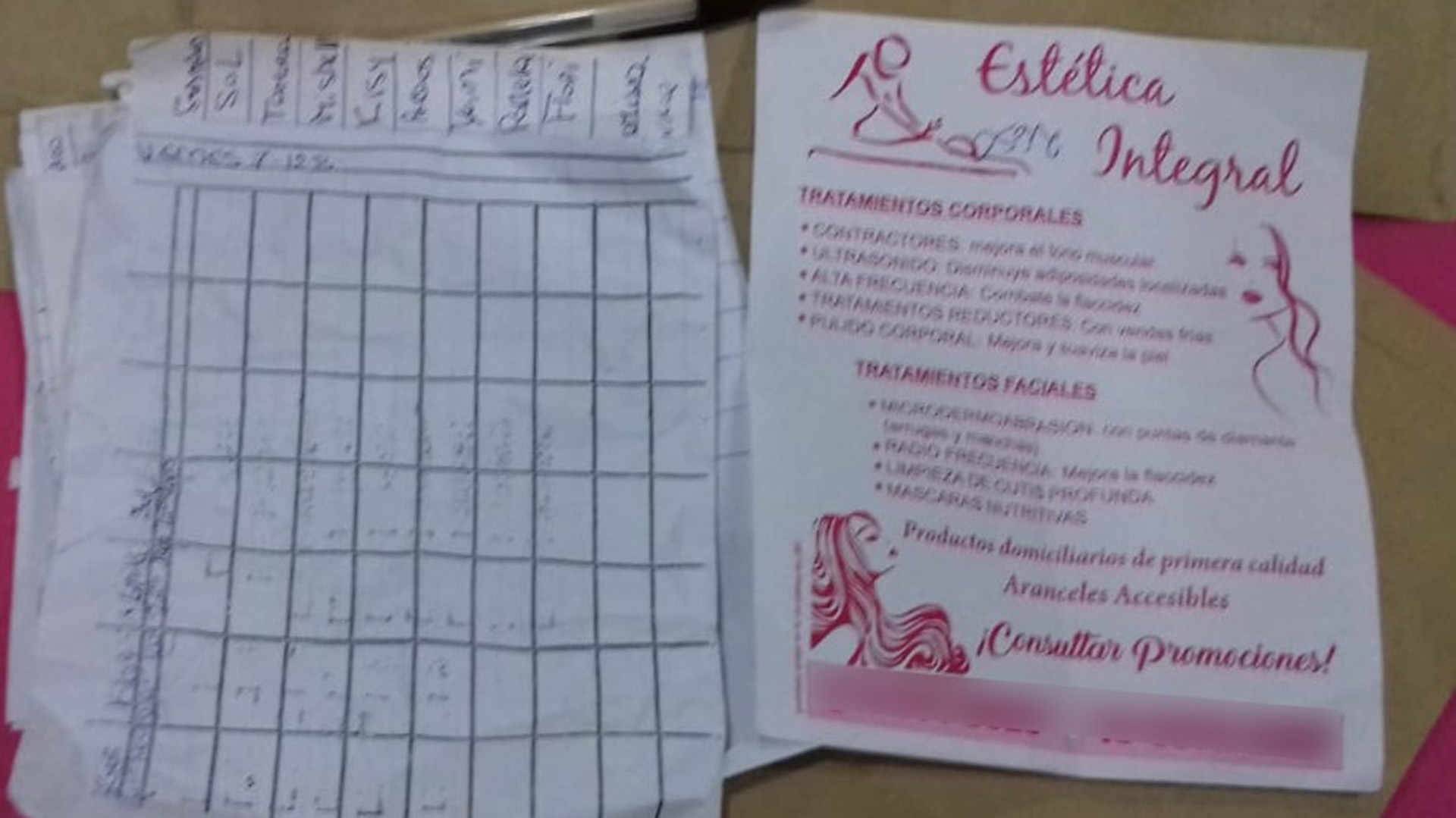 Planillas y folletos, otros de los elementos probatorios secuestrados durante los allanamientos