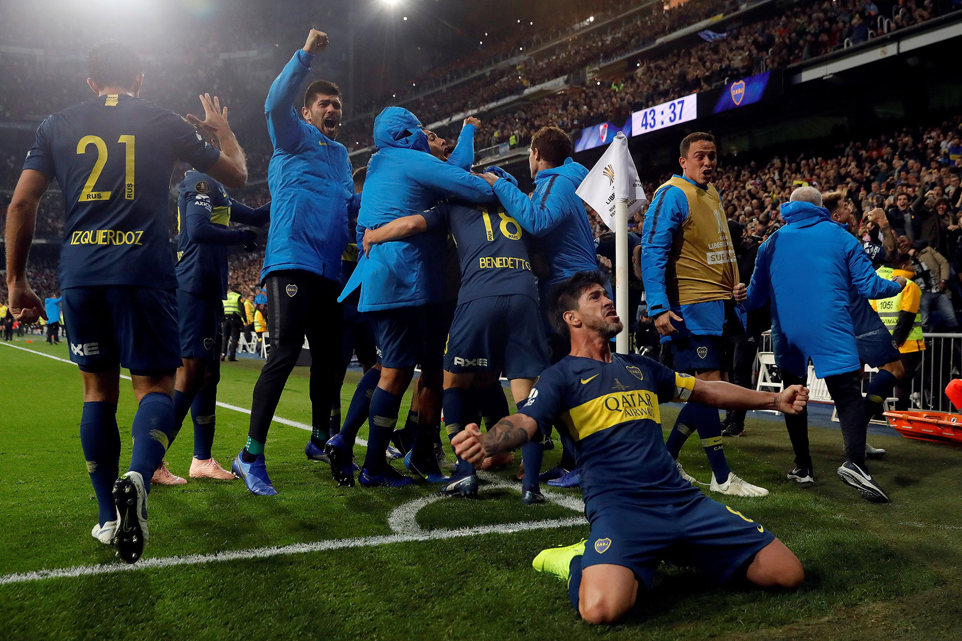 El 1 a 0 llevó tranquilidad a Boca en un partido muy parejo