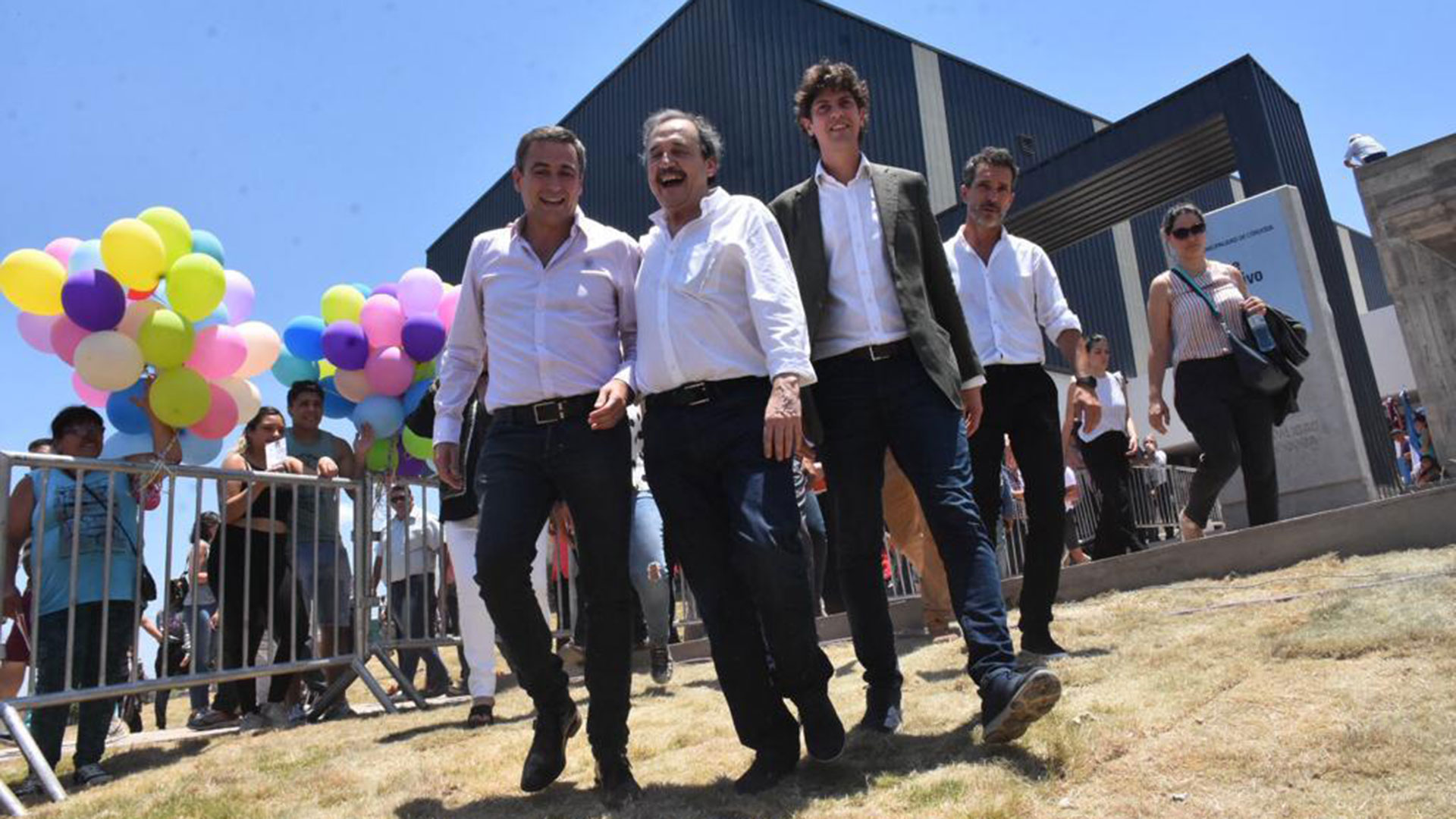 Ramón Mestre, un radical crítico al Gobierno, junto a Ricardo Alfonsín y Martín Lousteau