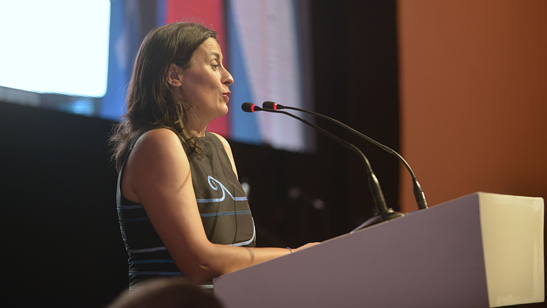 Ana de Mendoza, representante de UNICEF en la Argentina, expresó: “Estos dos años fueron de mucho trabajo, pero sirvieron para conocernos, generar confianza y soñar juntos… Ese sueño se materializa en este evento”