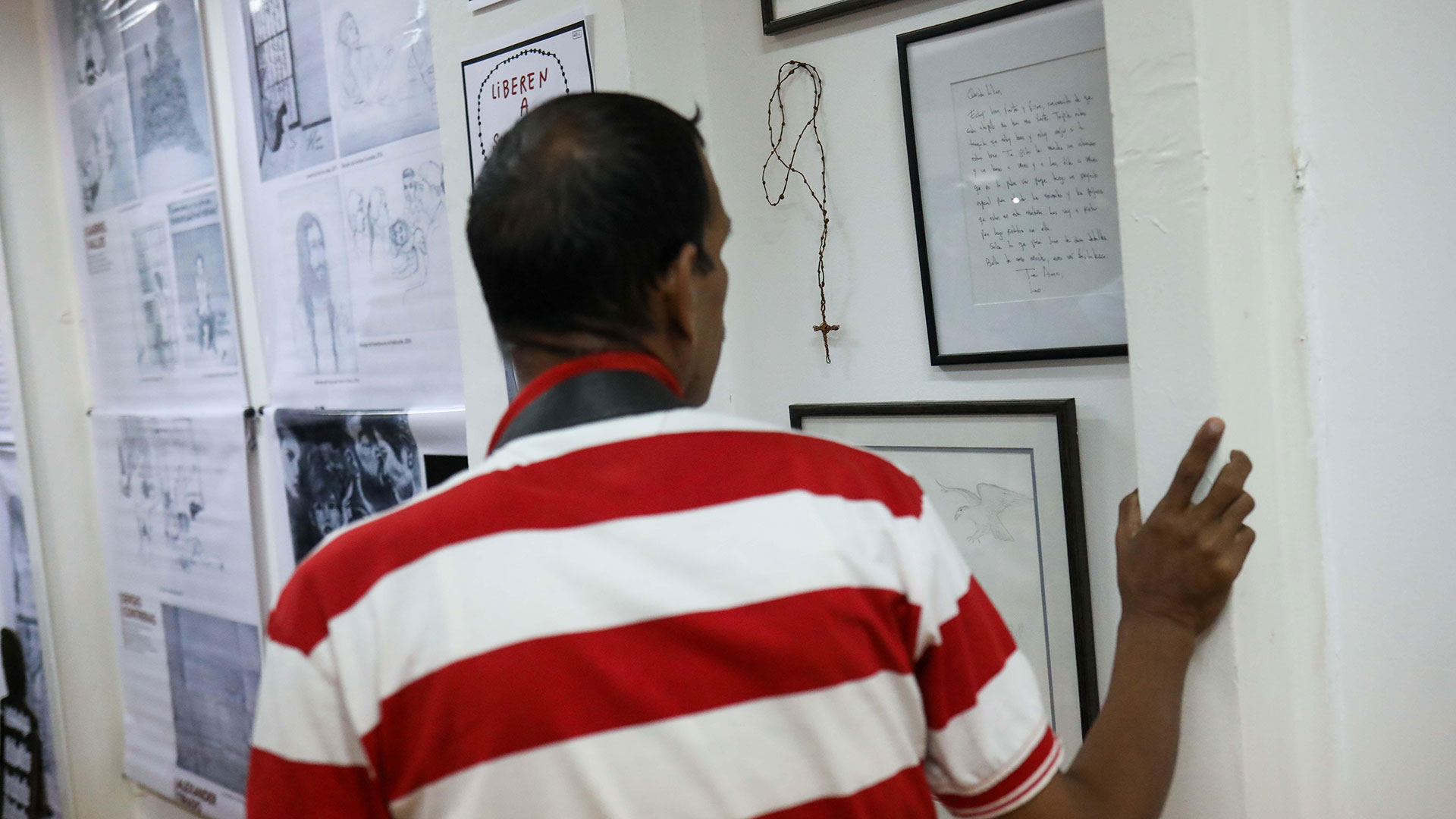 El objetivo es recordar y homenajear a los presos políticos y torturados en Venezuela (EFE)