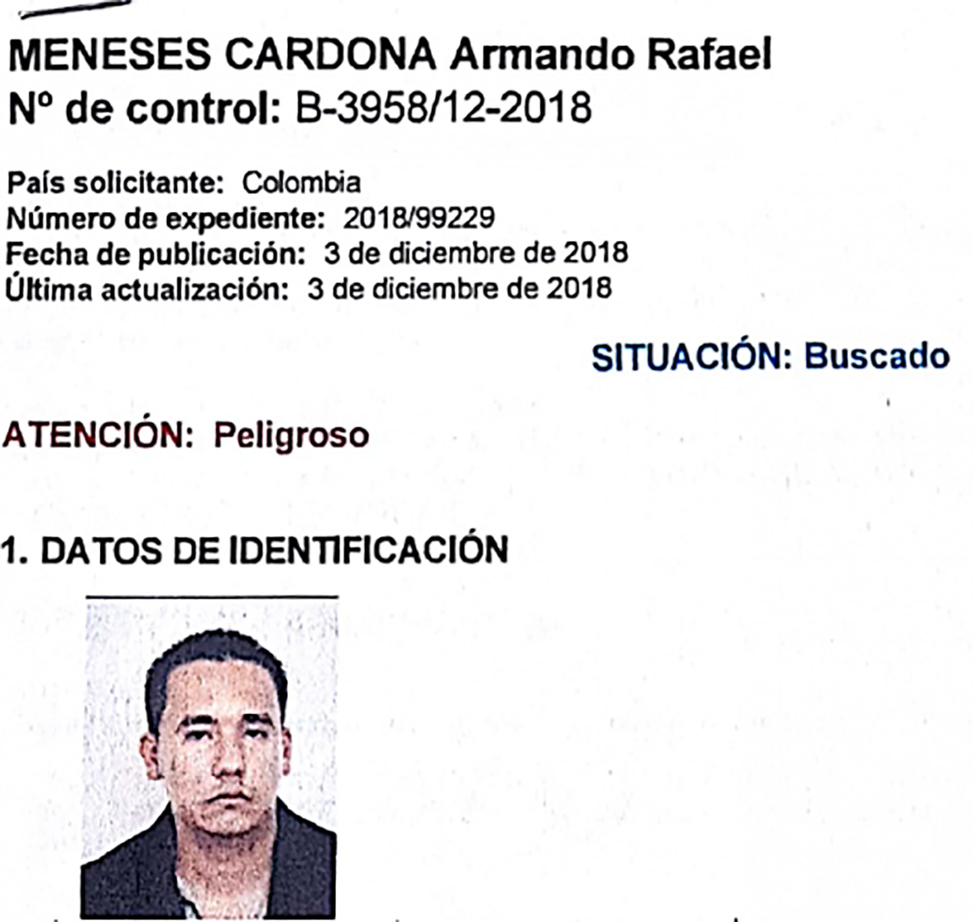 El colombiano Rafael Meneses.