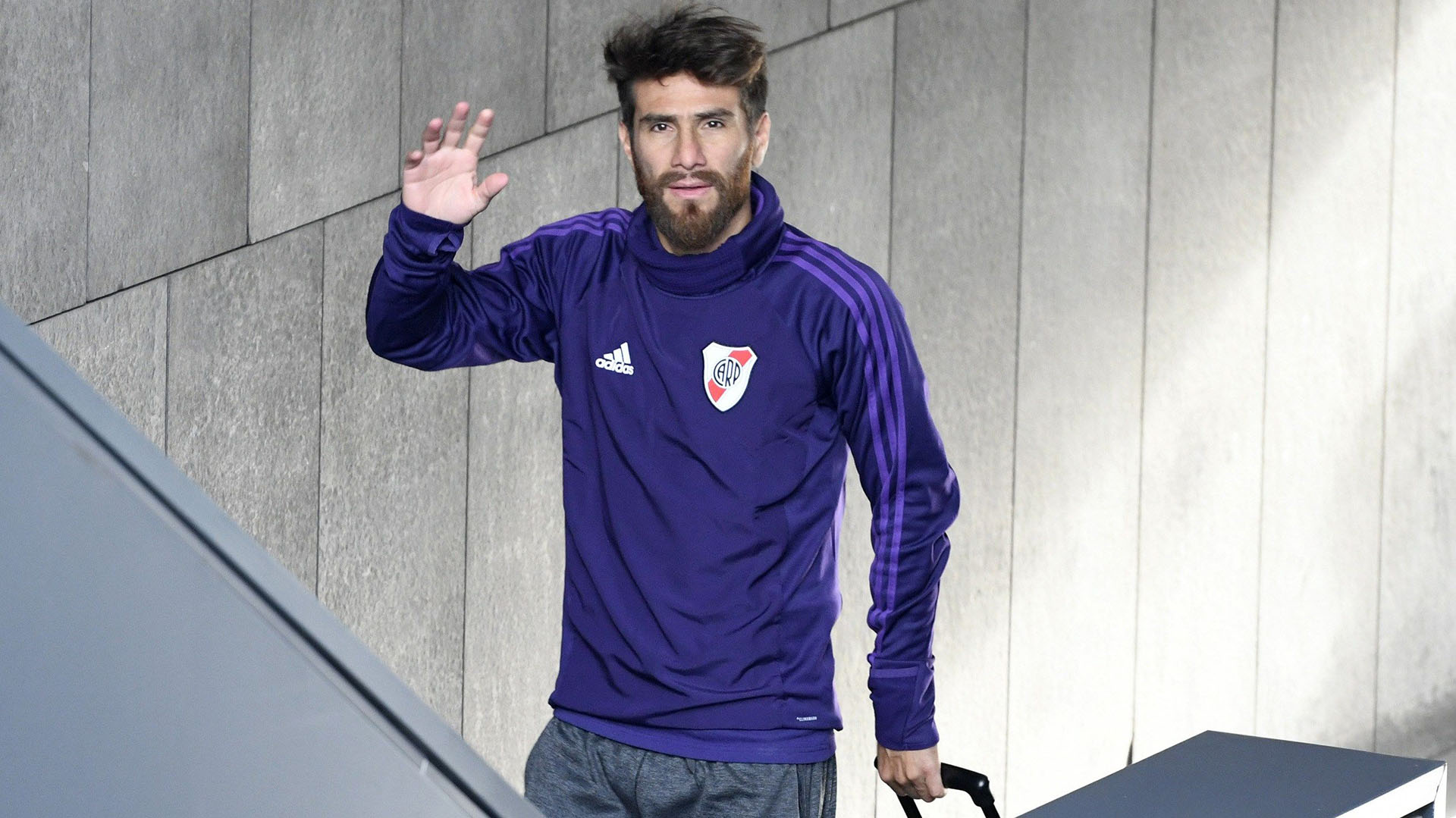 Leo Ponzio, el capitán de River (EFE/ Victor Lerena)