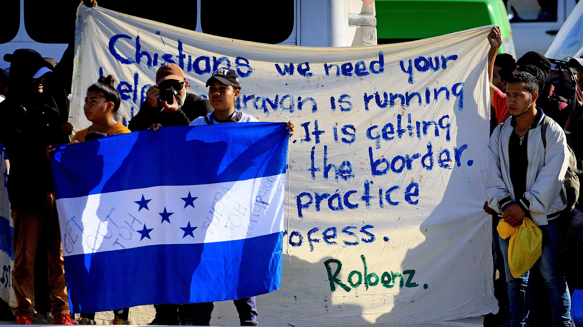 Los migrantes presentaron un pliego petitorio el 11 de diciembre (Foto: EFE)