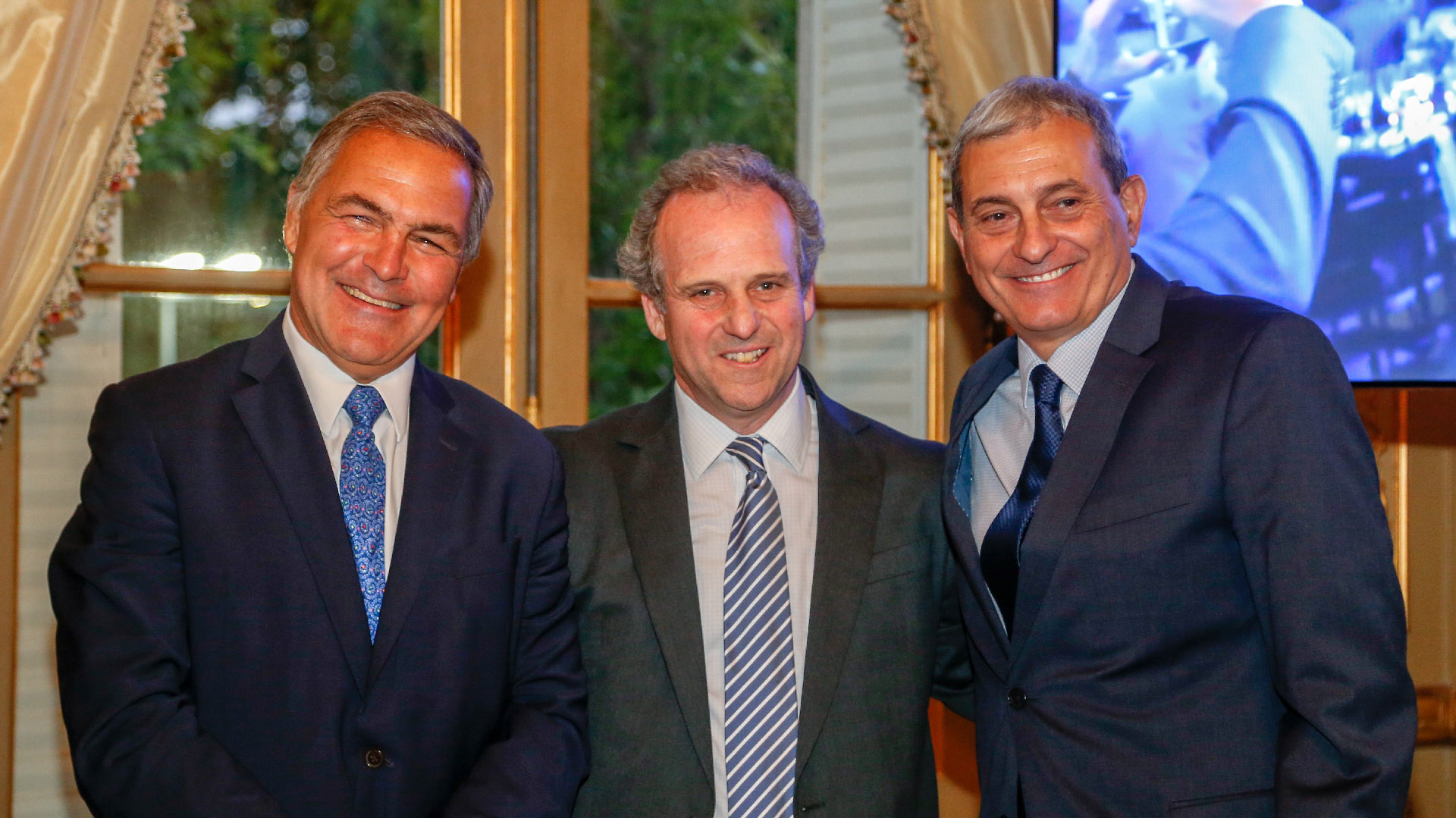 Manuel Aguirre, Roberto Alexander y Alejandro Díaz