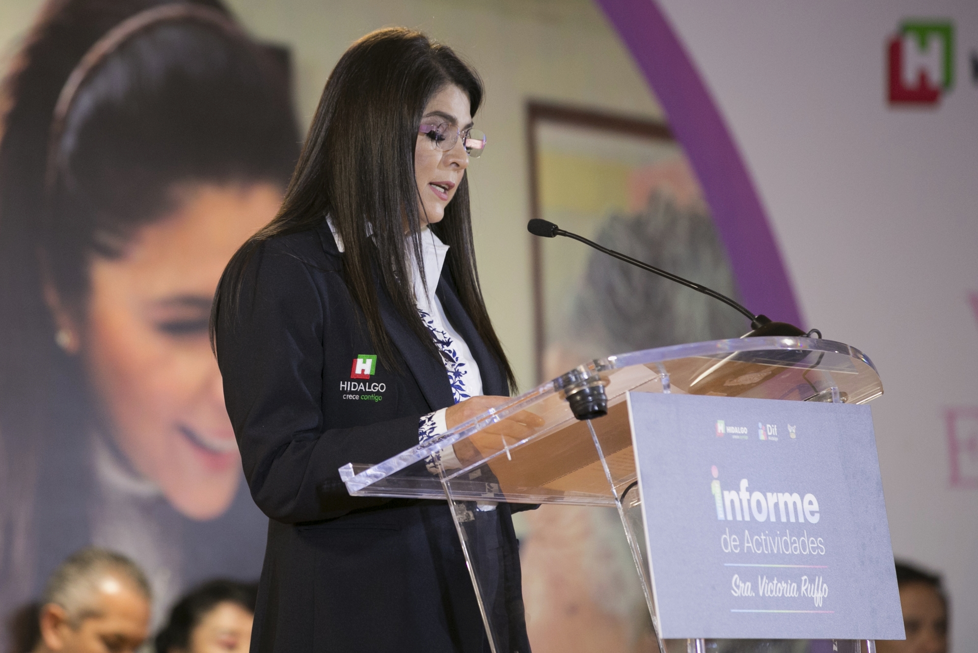 La actriz Victoria Ruffo está dedicada por completo a su labor como presidenta honoraria del DIF en el estado de Hidalgo (Foto: Gobierno de Hidalgo)
