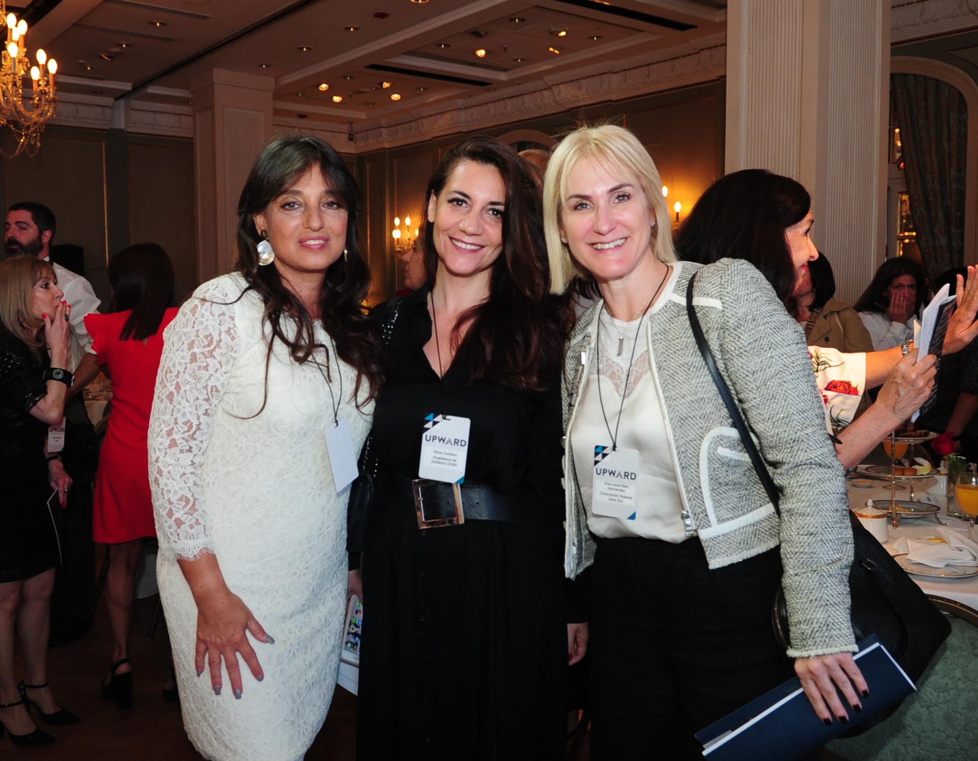 Viviana Zocco, Silvia Cordano (Vicejefatura de Gobierno GCBA) y Ana Laura Hernández (Directora Corporación Buenos Aires Sur)
