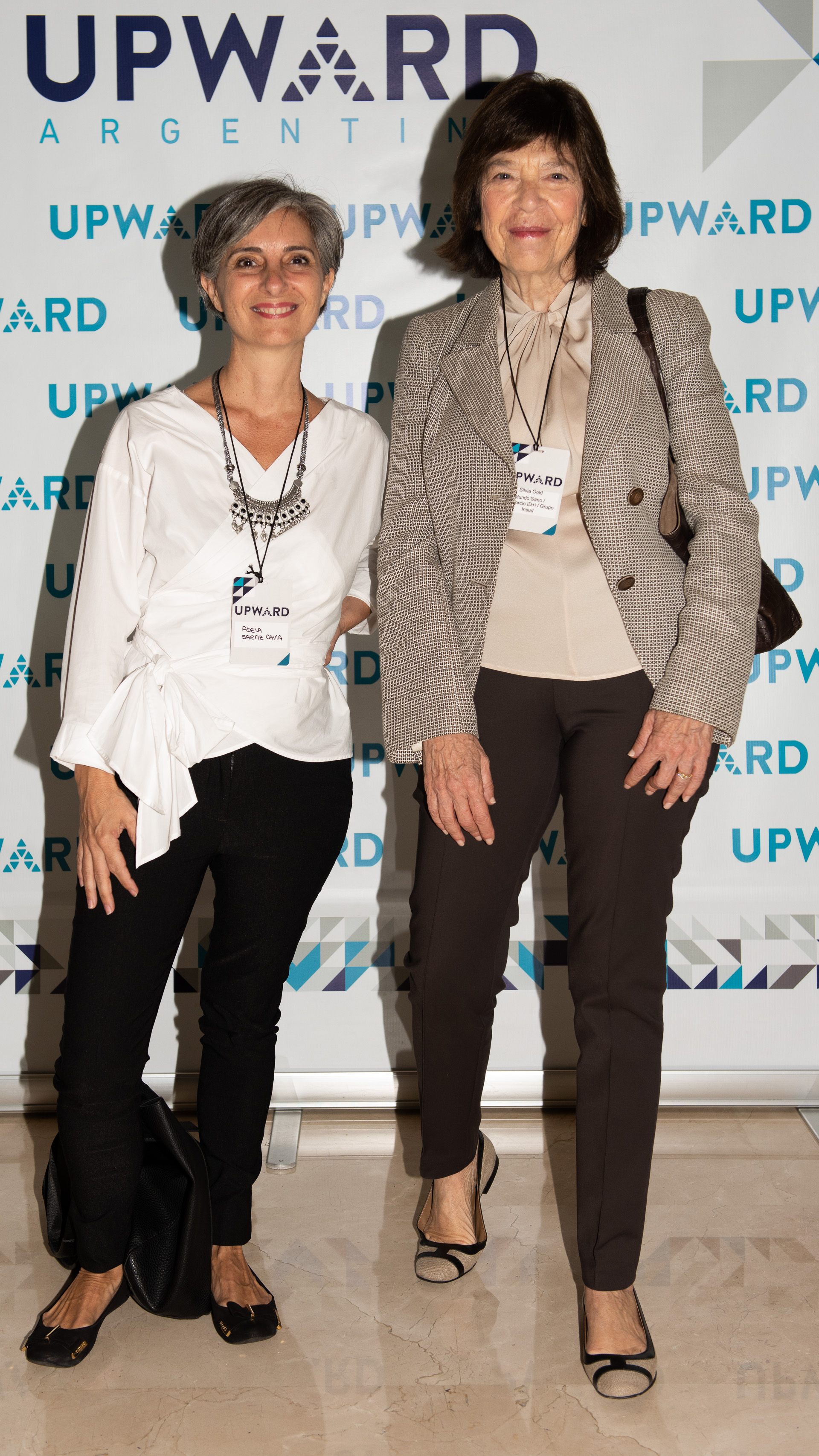 Adela Saenz Cavia (Directora de Red Communia) y Silvia Gold (Presidente Fundación Mundo Sano/Consorcio ID-i/Grupo Insud),