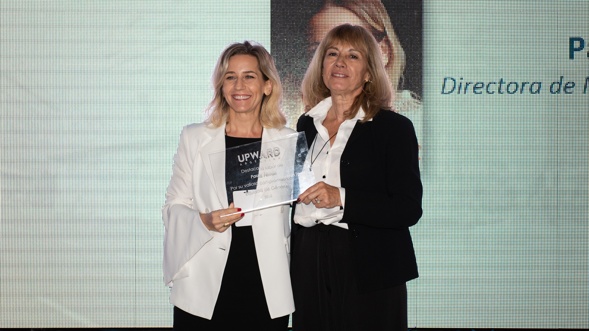 El reconocimiento a Paula Ferrari (Directora regional de Marketing GSMA)
