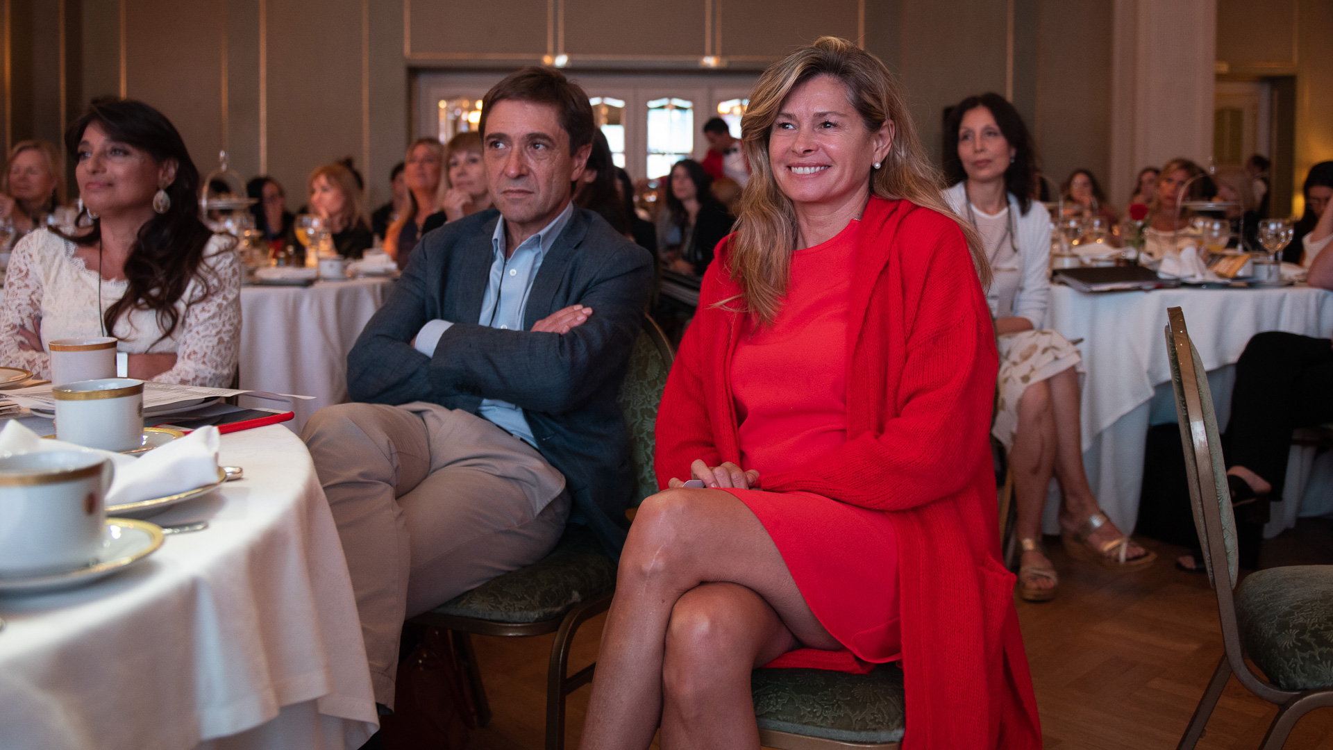 María Laura Leguizamón (Legisladora Nacional) y Nelson Duboscq (CEO Digital House)
